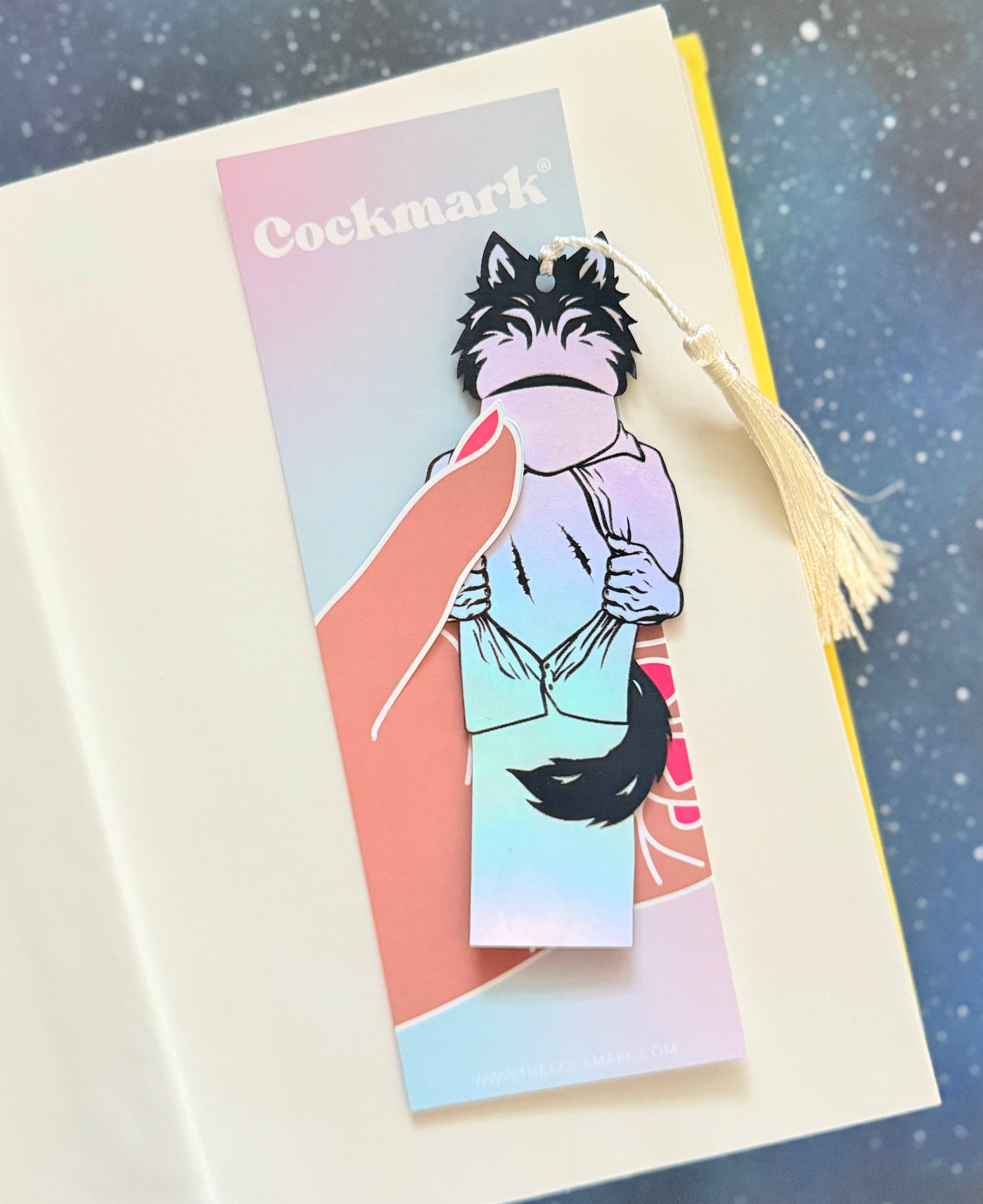 Werewolf Cockmark Bookmark