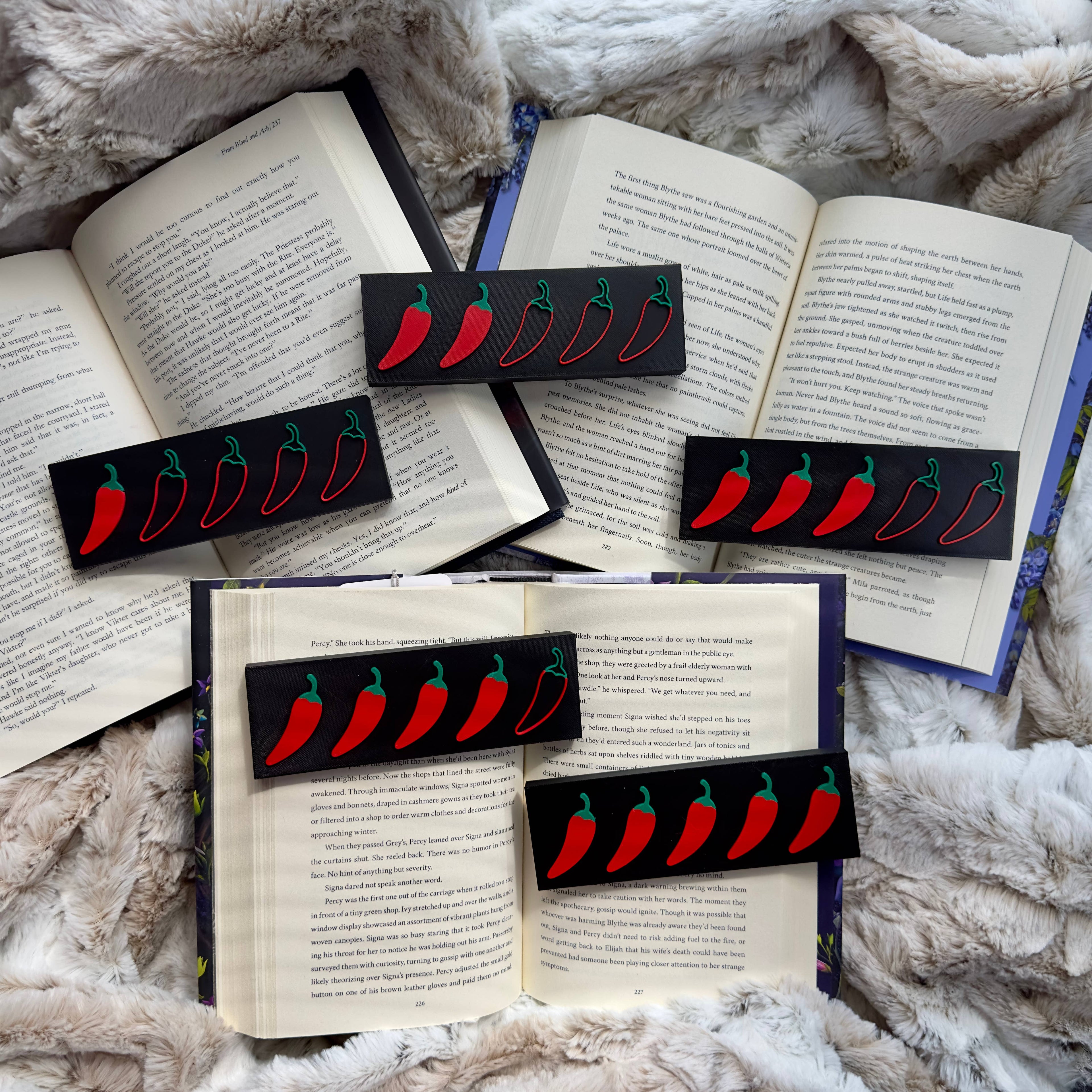 PREORDER Spicy Rating Signs • Buy Individually or as a Set of 5 •  Bookshelf Signs