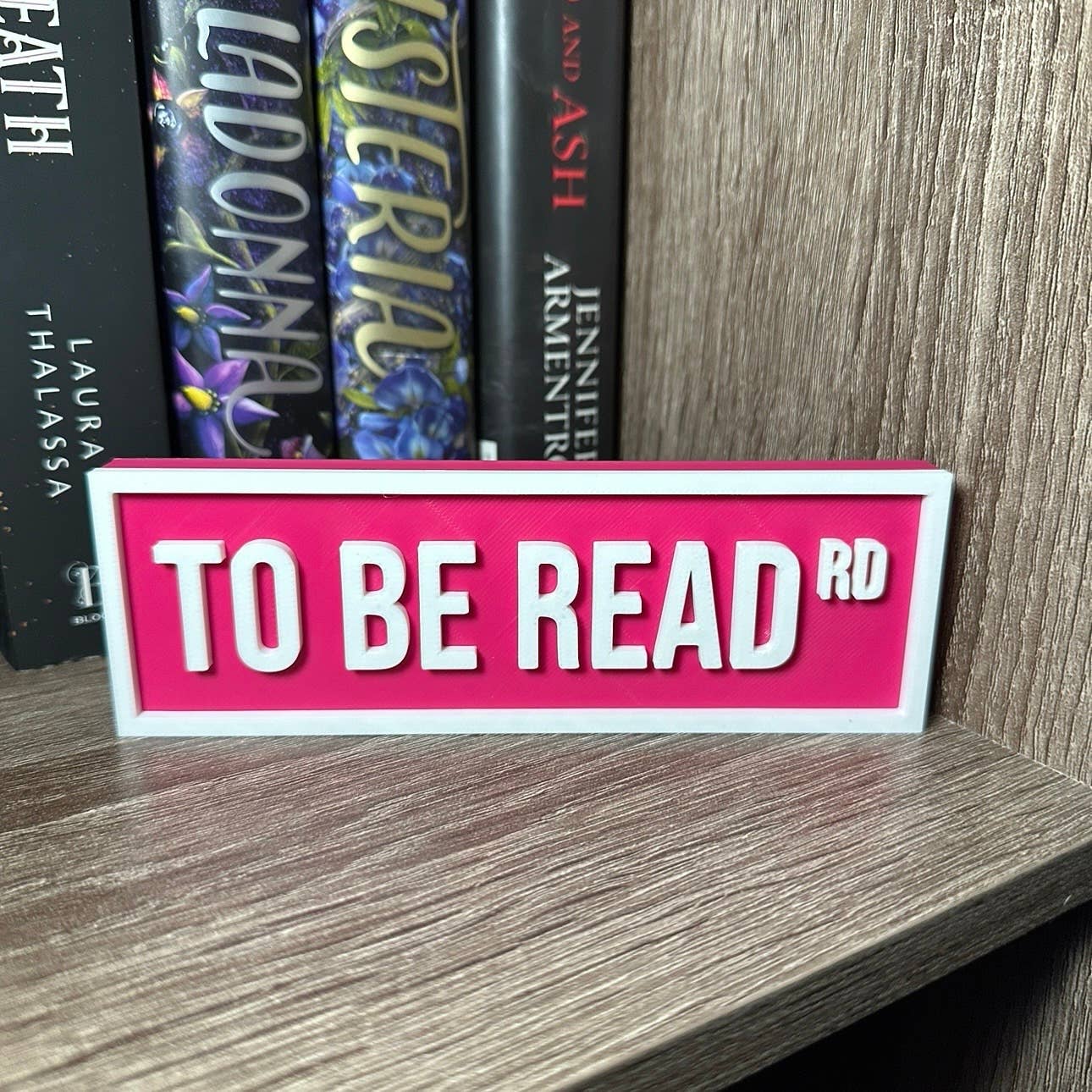 PREORDER To Be Read Street Sign • Bookshelf Sign