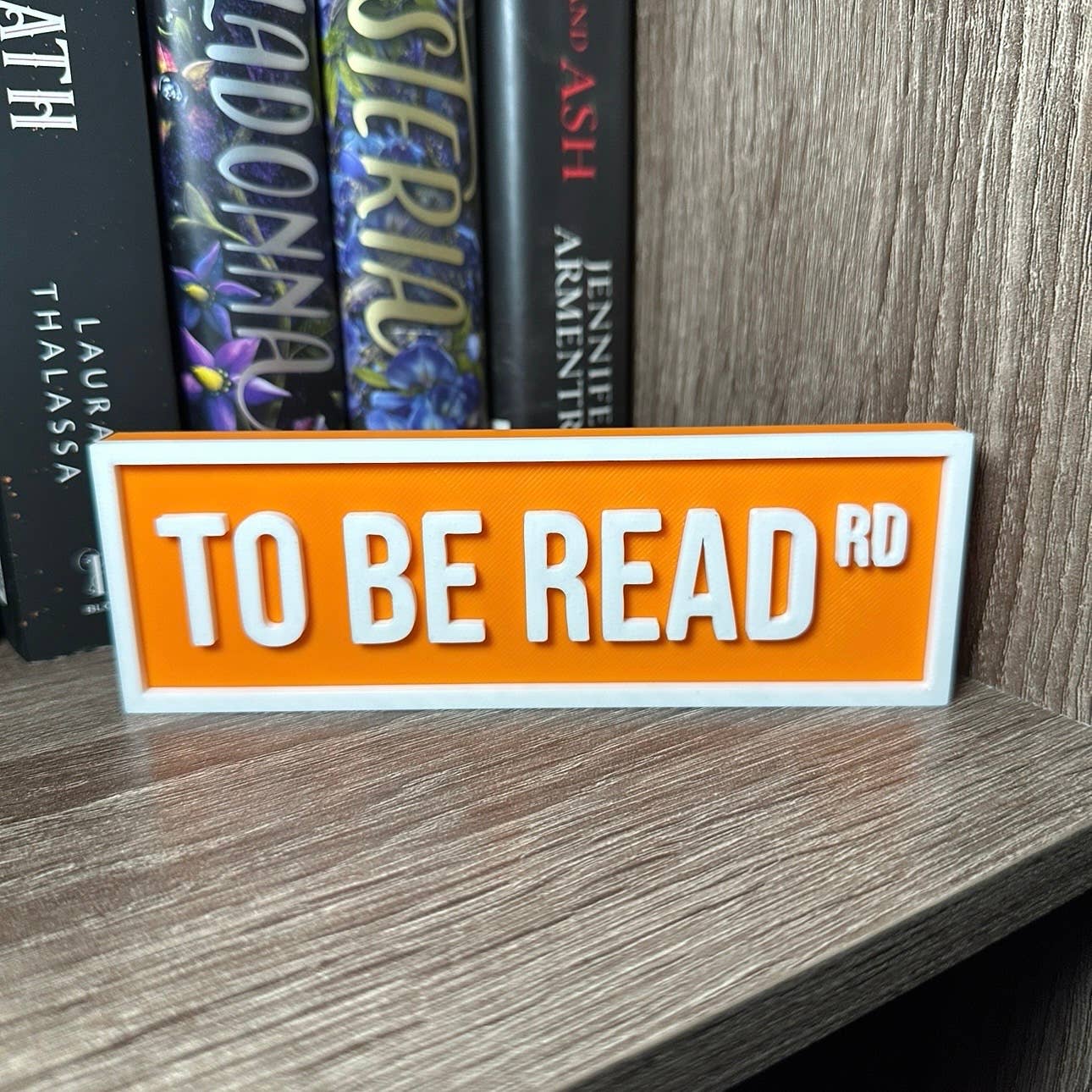 PREORDER To Be Read Street Sign • Bookshelf Sign