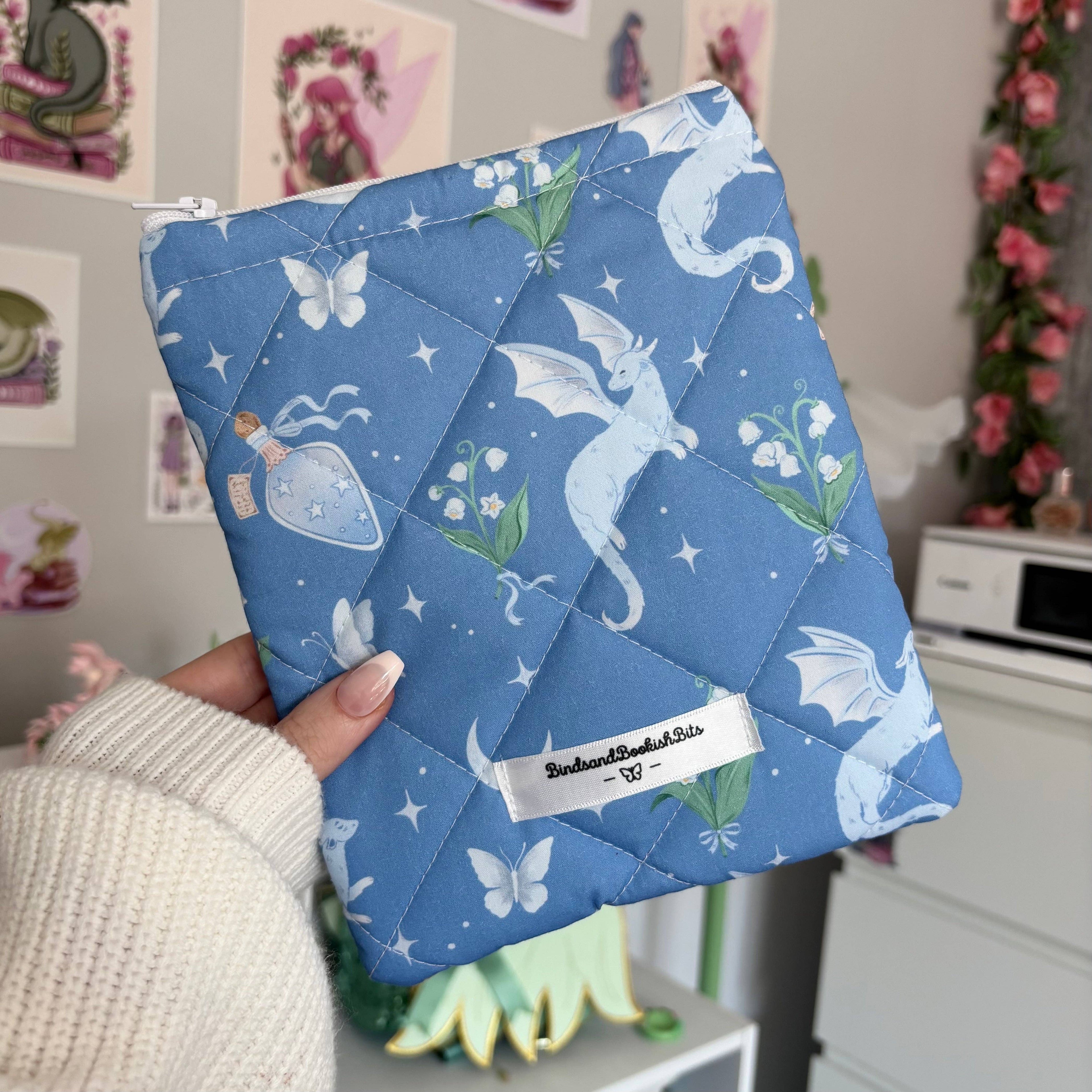 PREORDER • Moon Flower Dragons E-Reader Sleeve • October ETA