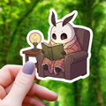 Mothman Reading A Book Recliner Sticker
