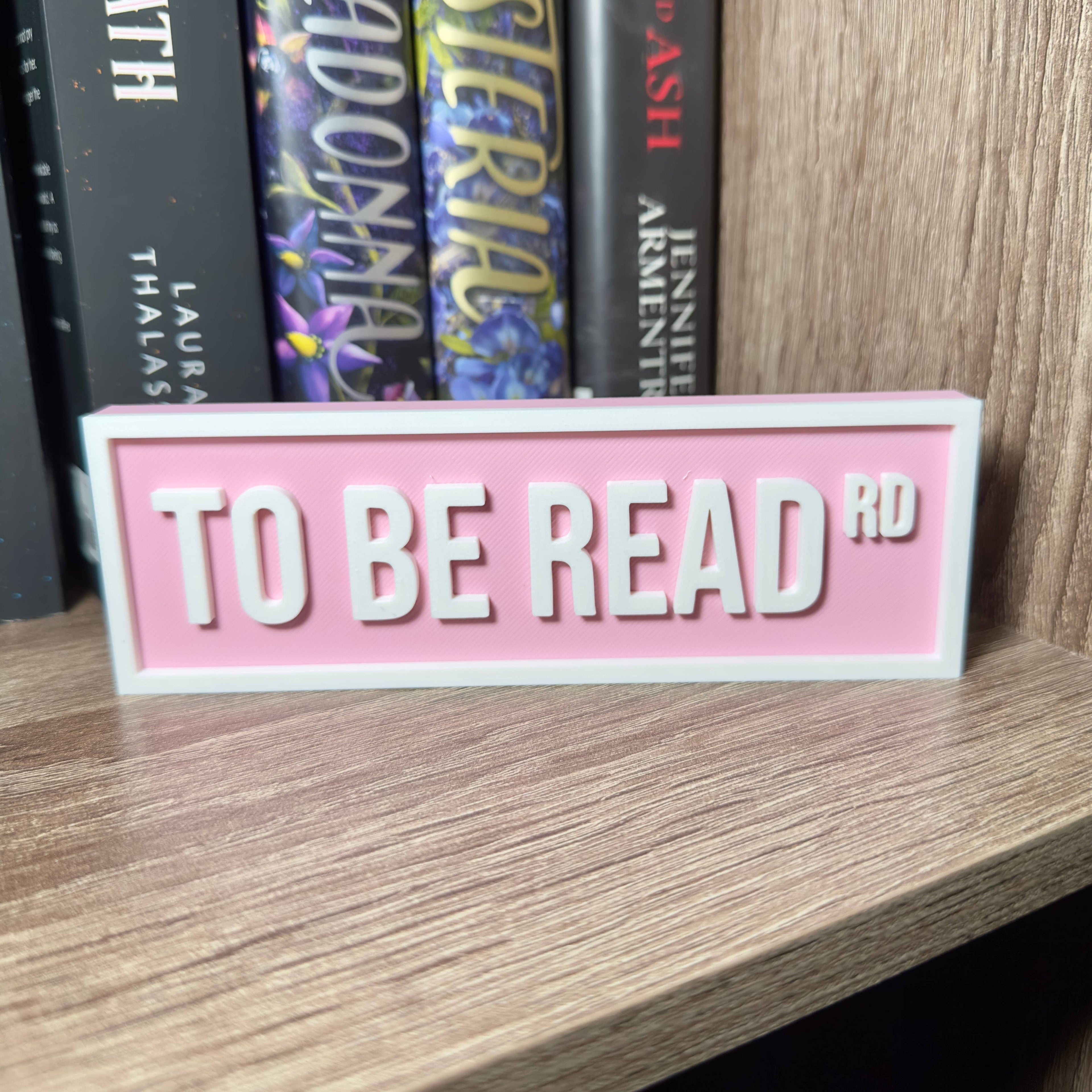 PREORDER To Be Read Street Sign • Bookshelf Sign