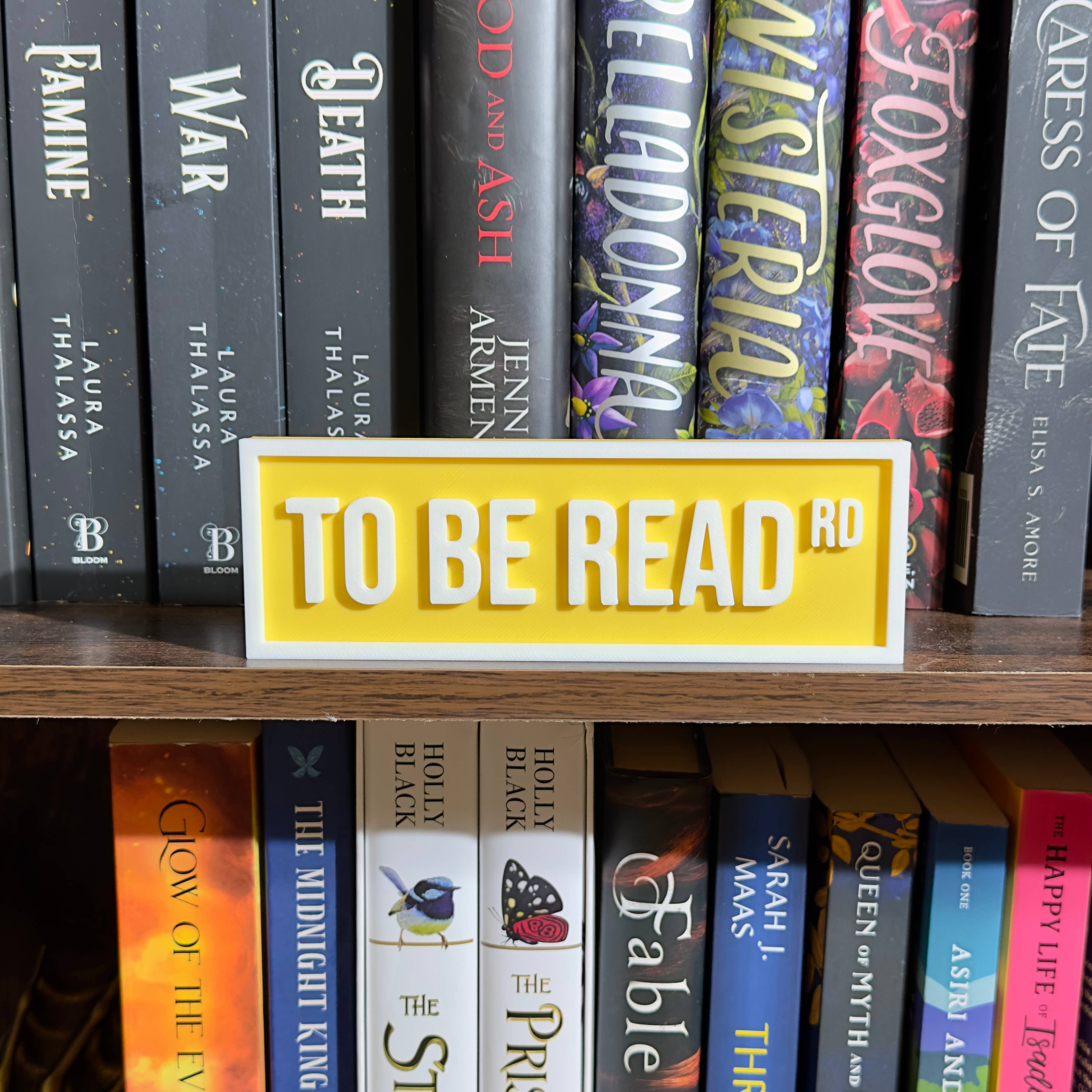 PREORDER To Be Read Street Sign • Bookshelf Sign