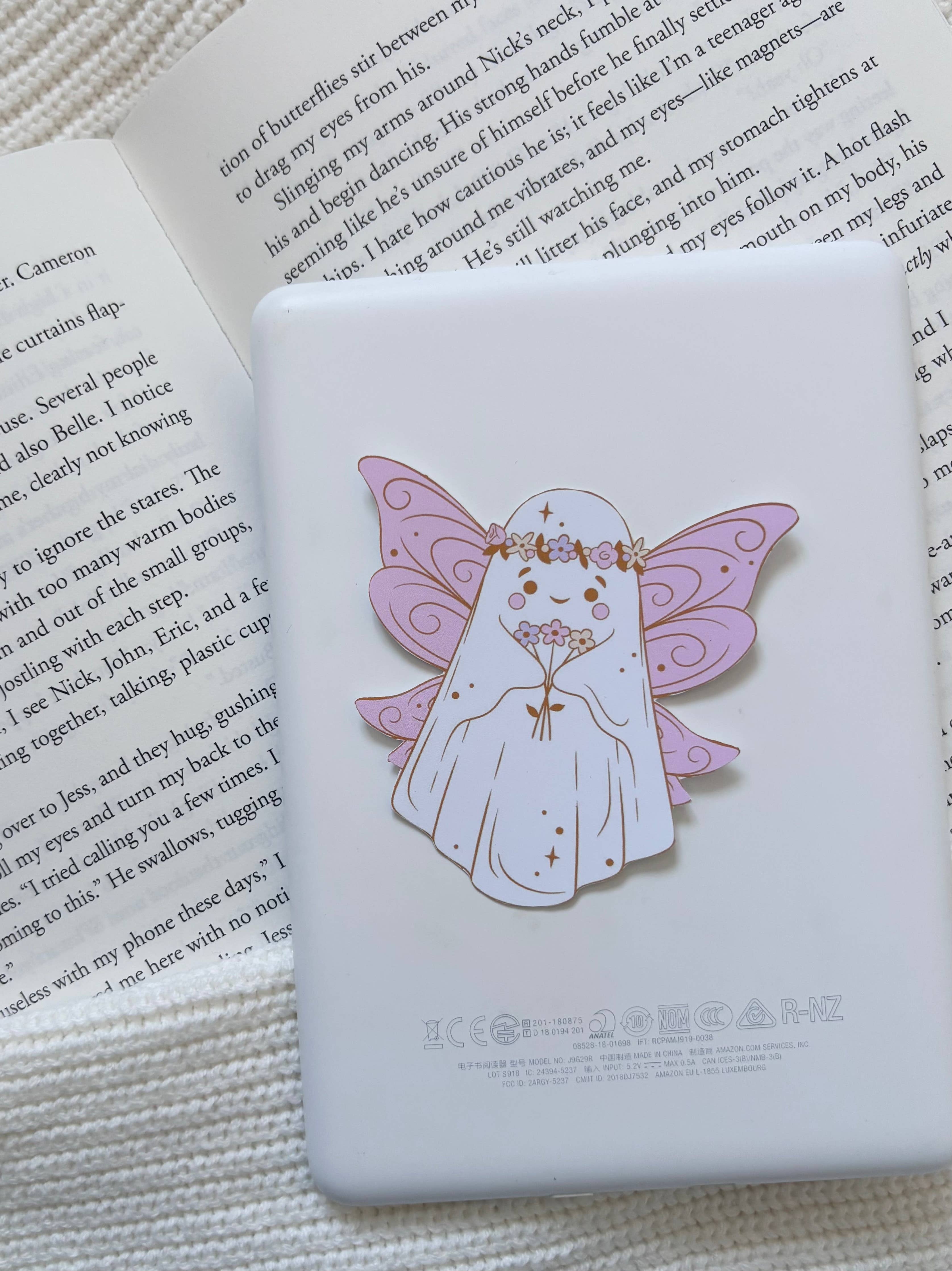 PREORDER • Flower Fairy Ghost Matte Vinyl Sticker • October ETA
