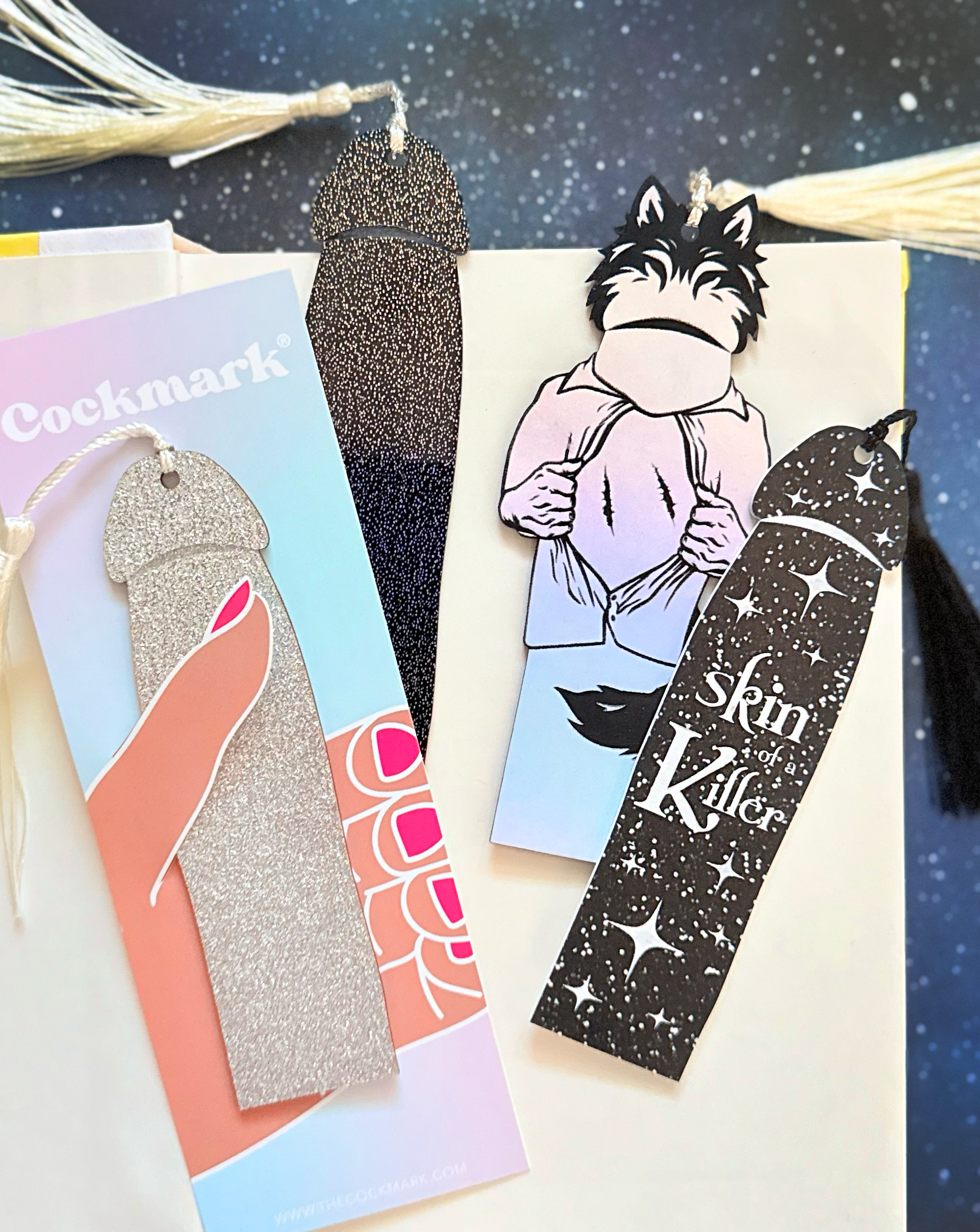 Werewolf Cockmark Bookmark