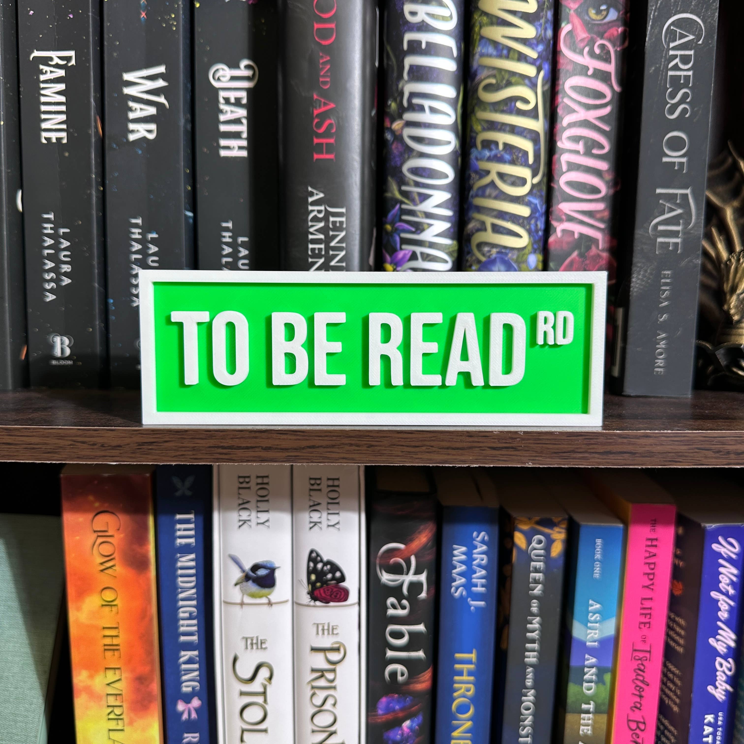 PREORDER To Be Read Street Sign • Bookshelf Sign