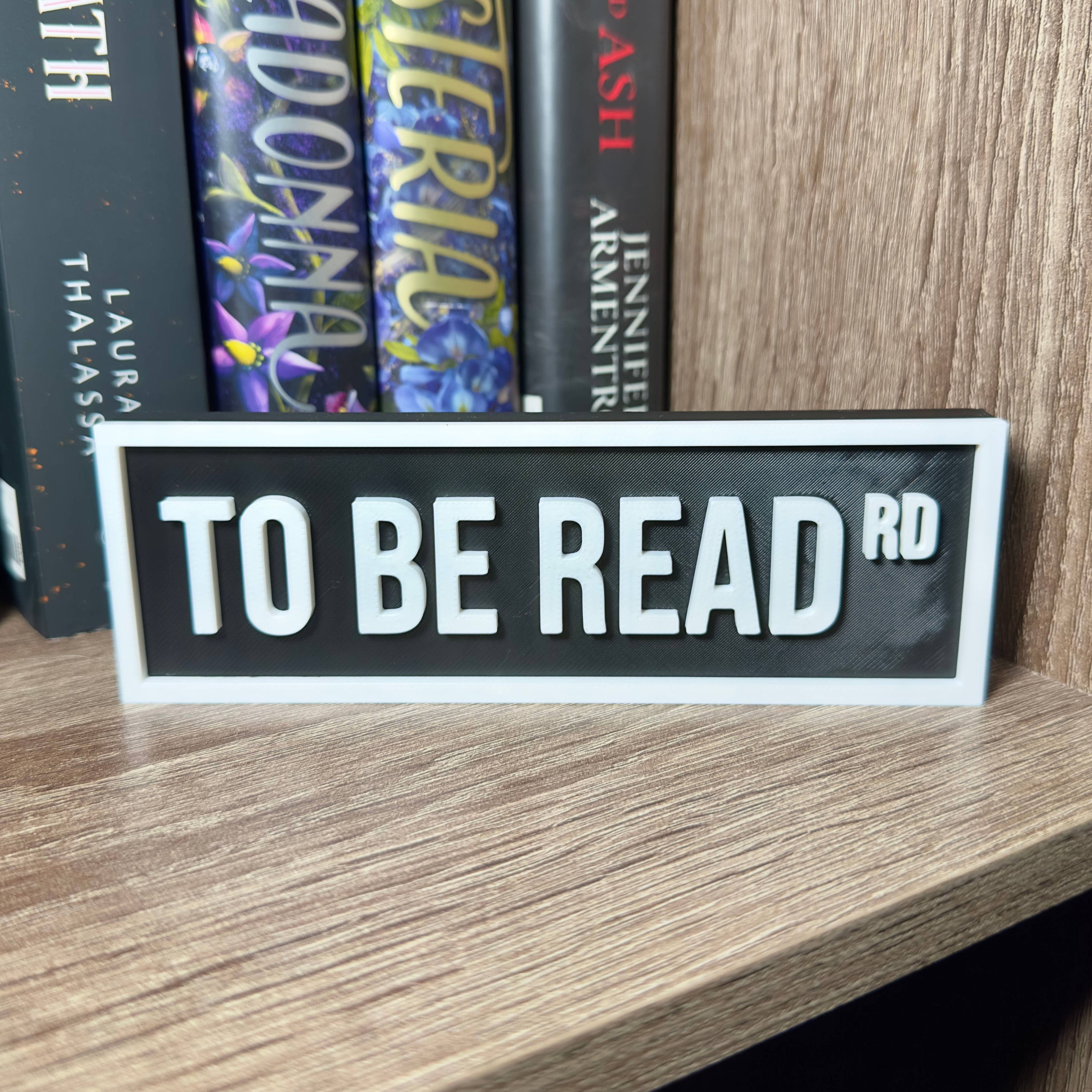 PREORDER To Be Read Street Sign • Bookshelf Sign