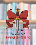 Bookish But Dangerous Sticker - Monster Stuff Store