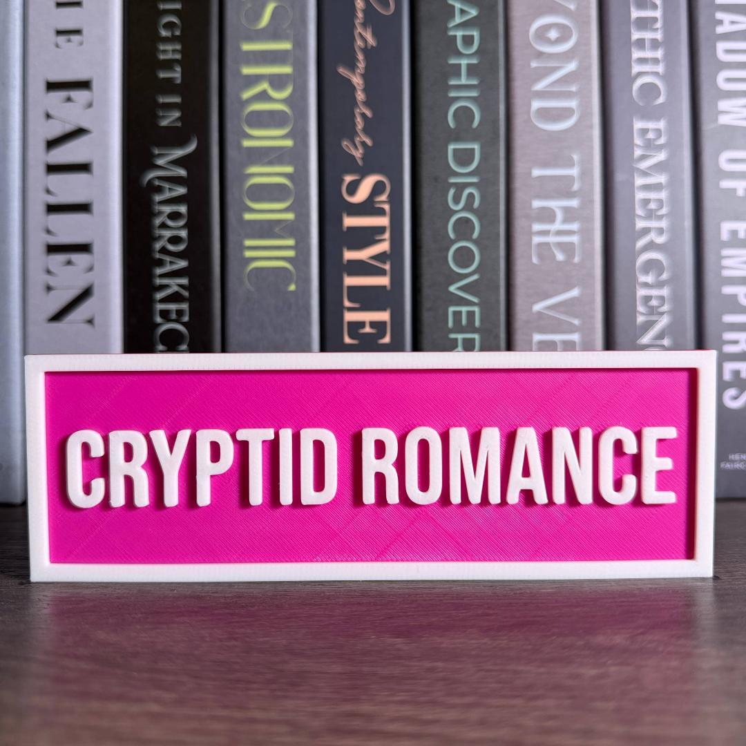 Bookshelf Signs • Monster Smut • To Be Read • Multiple Phrases and Colors - Monster Stuff Store