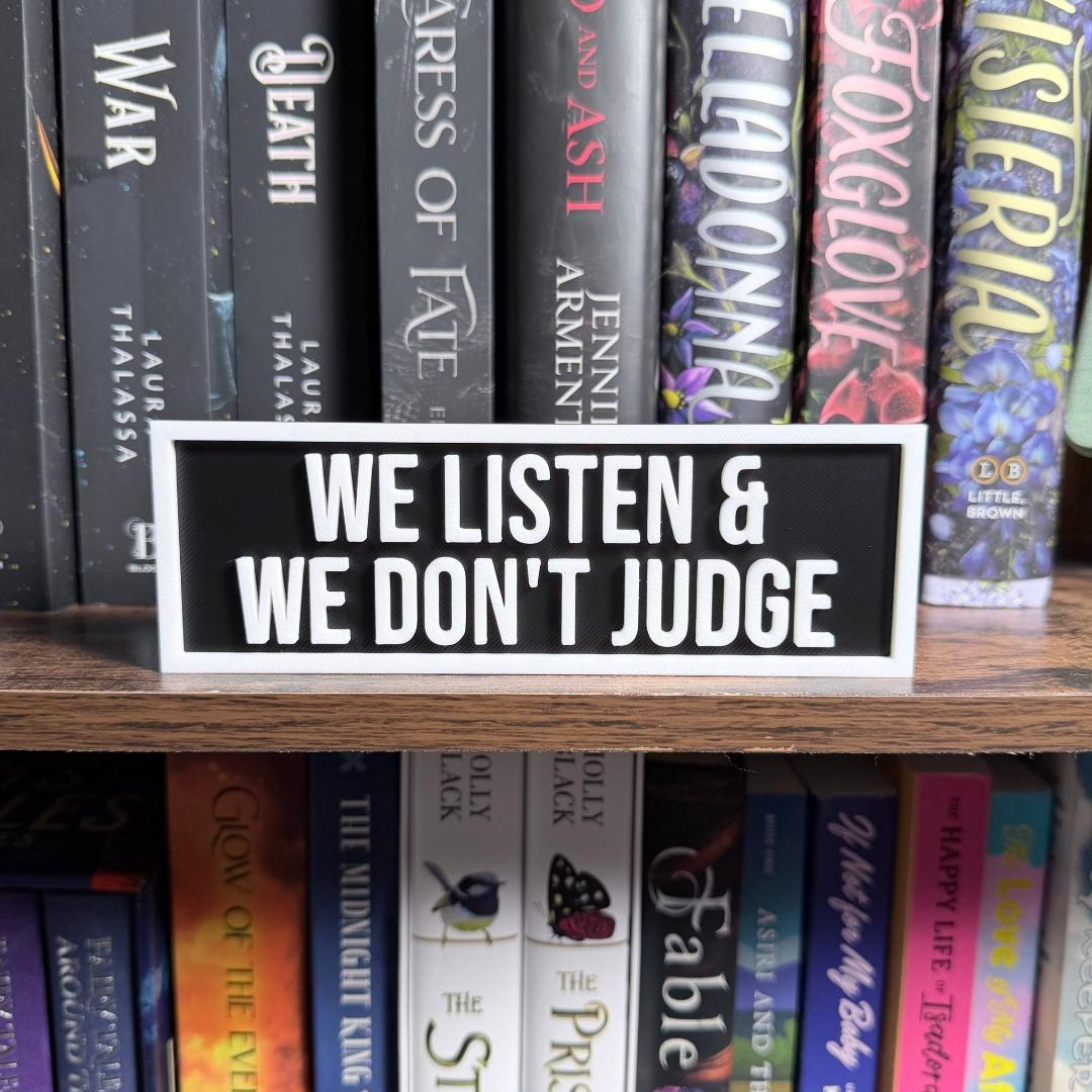 Bookshelf Signs • Monster Smut • To Be Read • Multiple Phrases and Colors - Monster Stuff Store