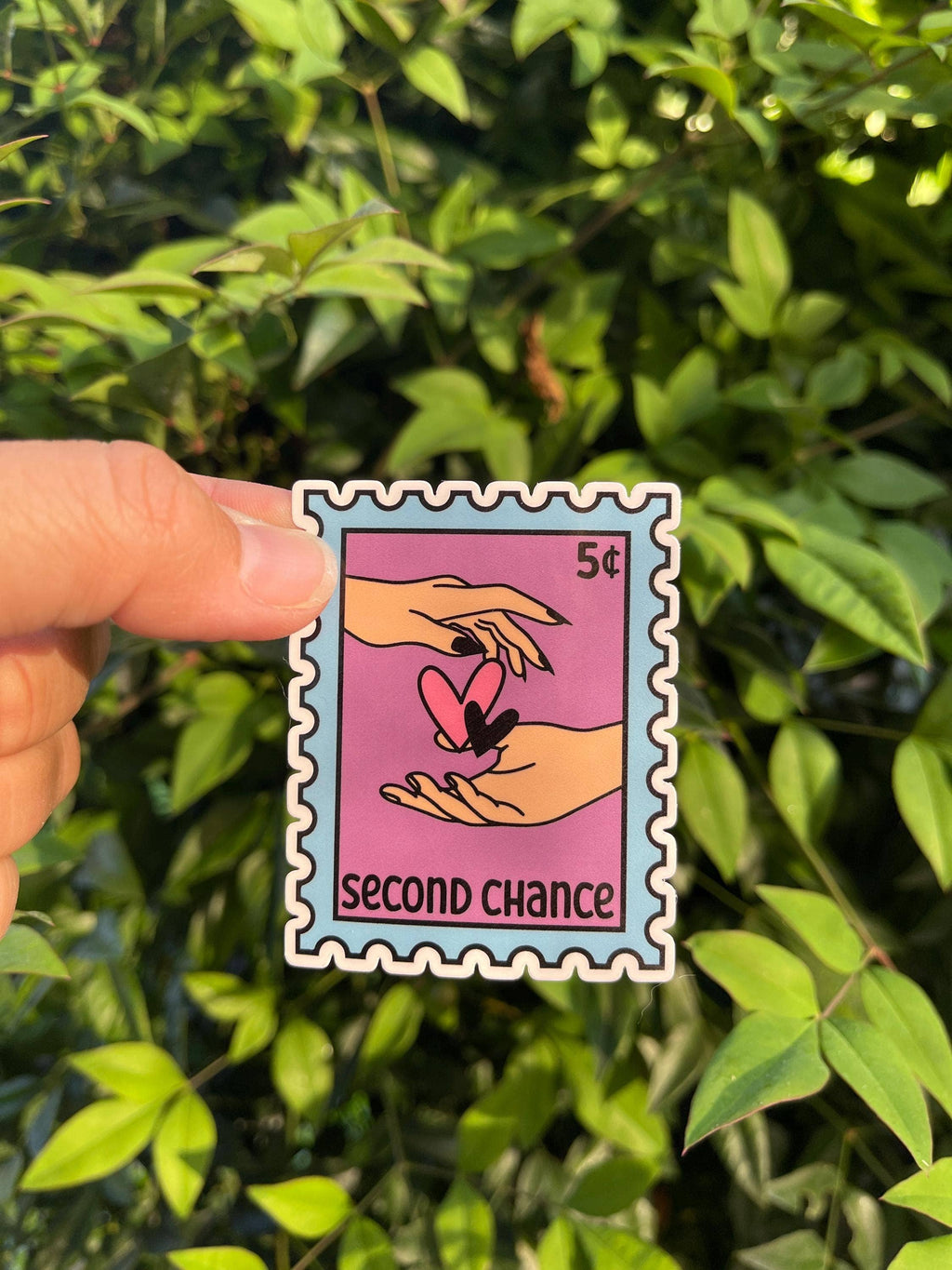 Second Chance Stamp Sticker -  Book Lover - Smut - Booktok - bookish Sticker - kindle sticker - e-reader - Booktrope Sticker