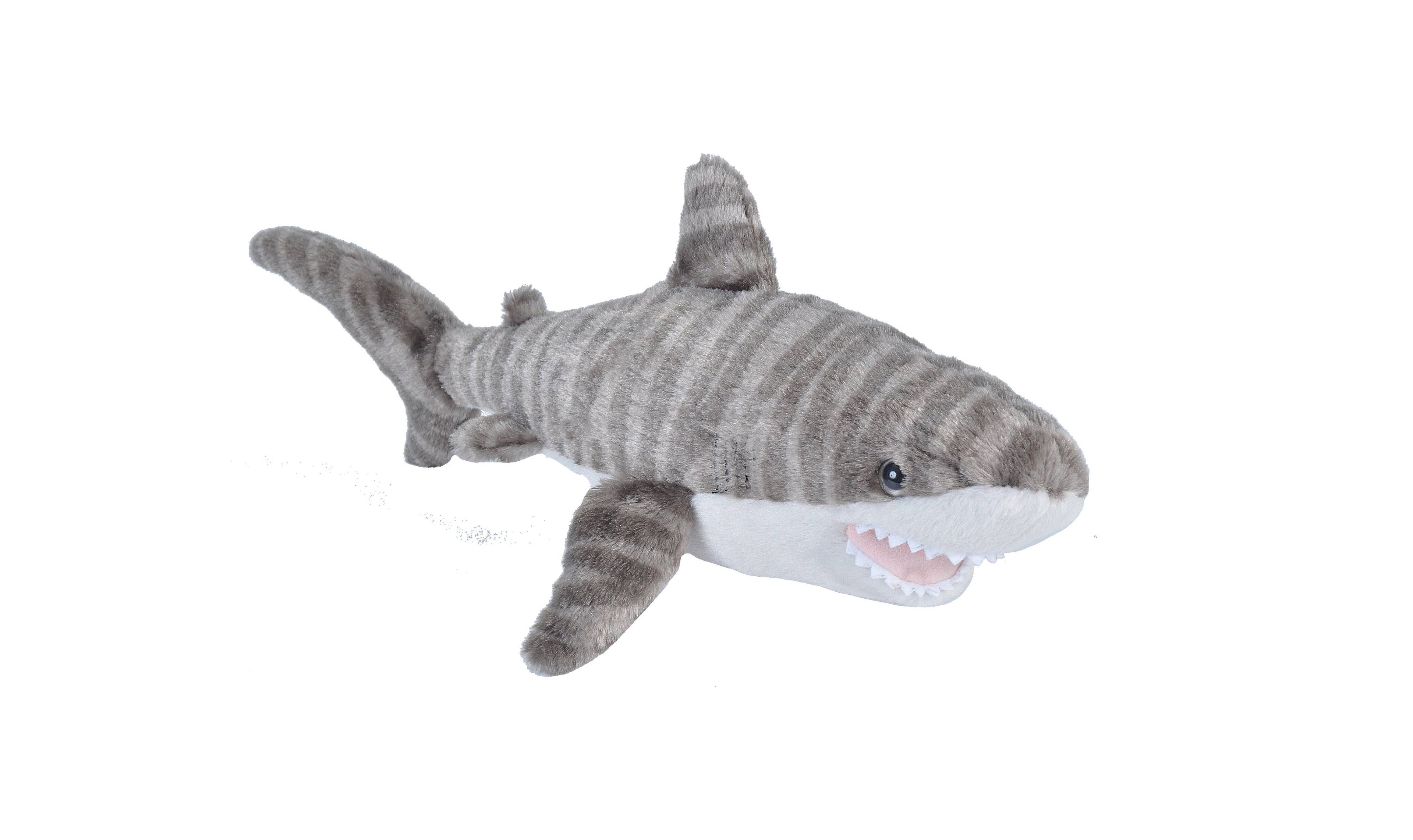 CK-ECO-Mini Requin-tigre en peluche 8"