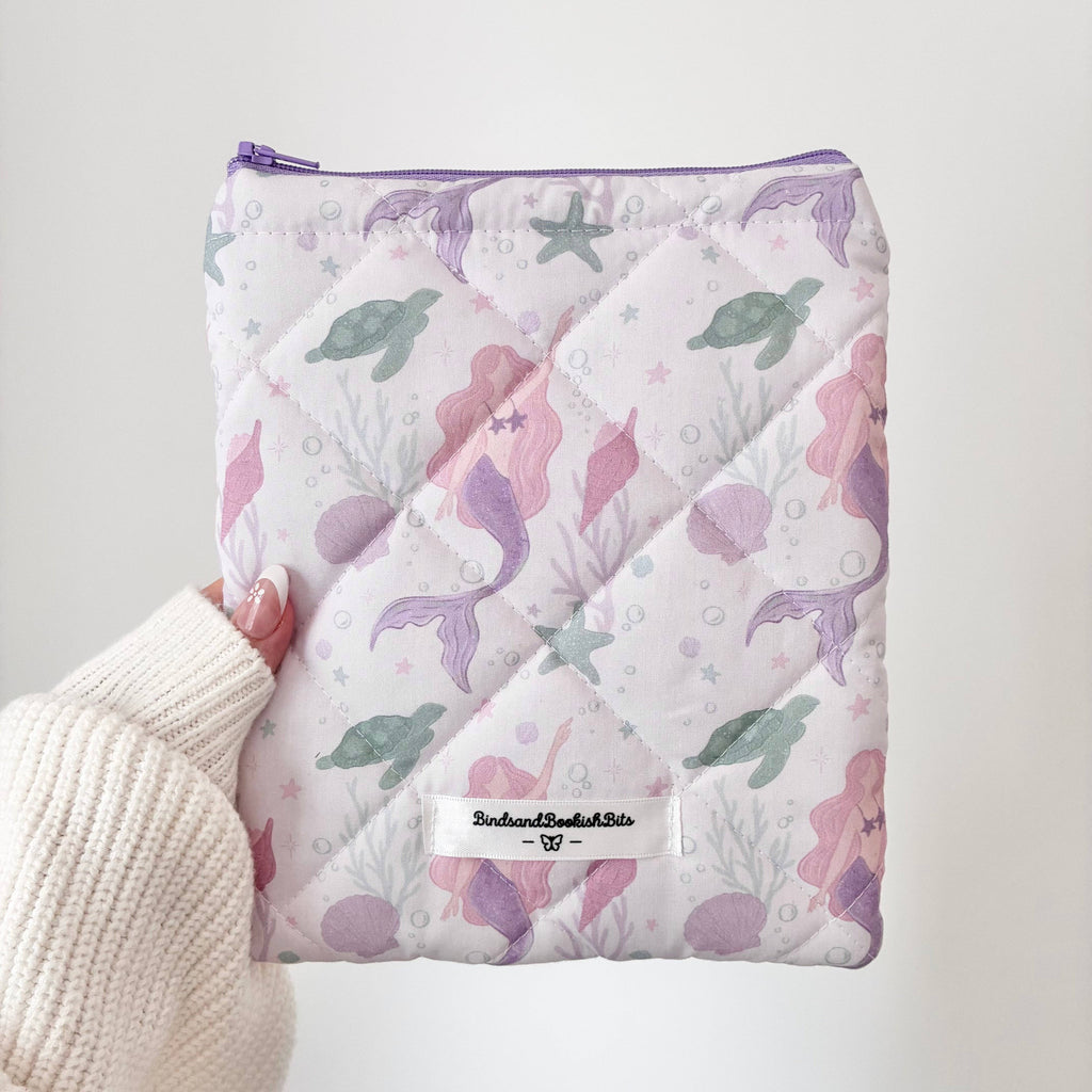 PREORDER • Pastel Pink Mermaids E-Reader Sleeve • October ETA