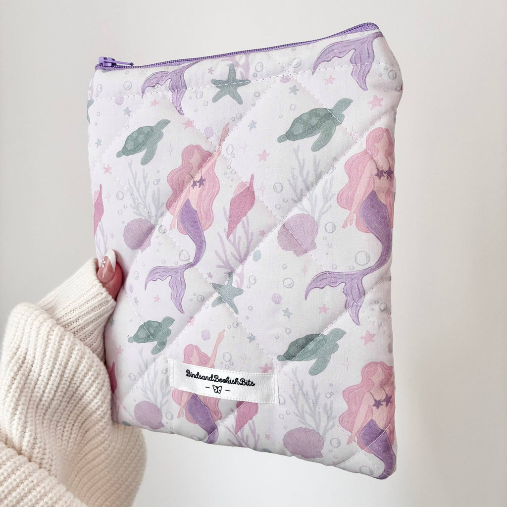 PREORDER • Pastel Pink Mermaids E-Reader Sleeve • October ETA