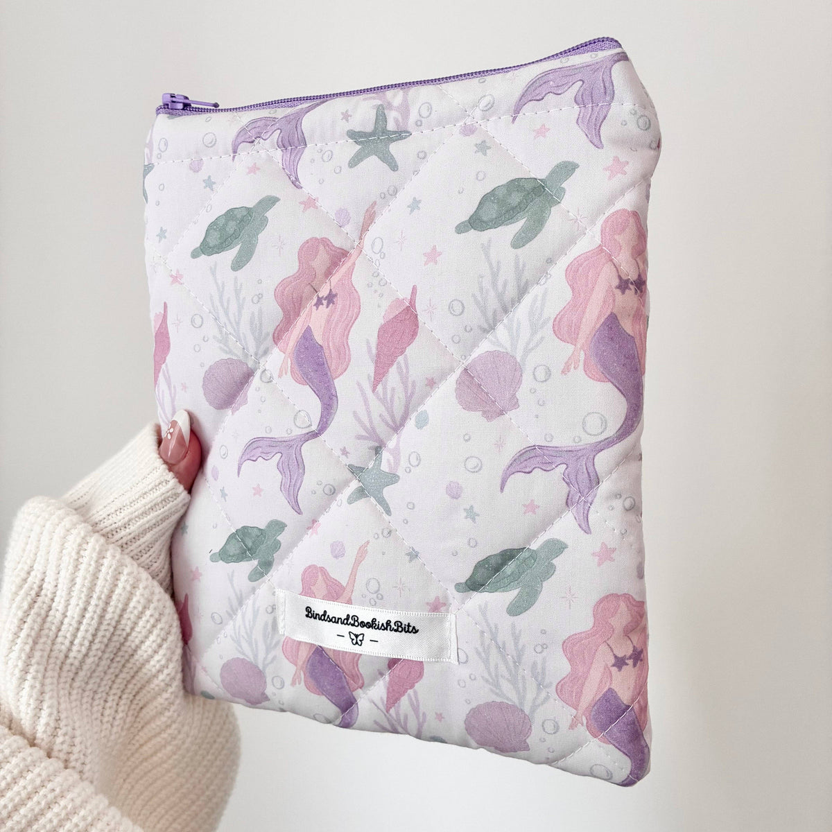 PREORDER • Pastel Pink Mermaids E-Reader Sleeve • October ETA