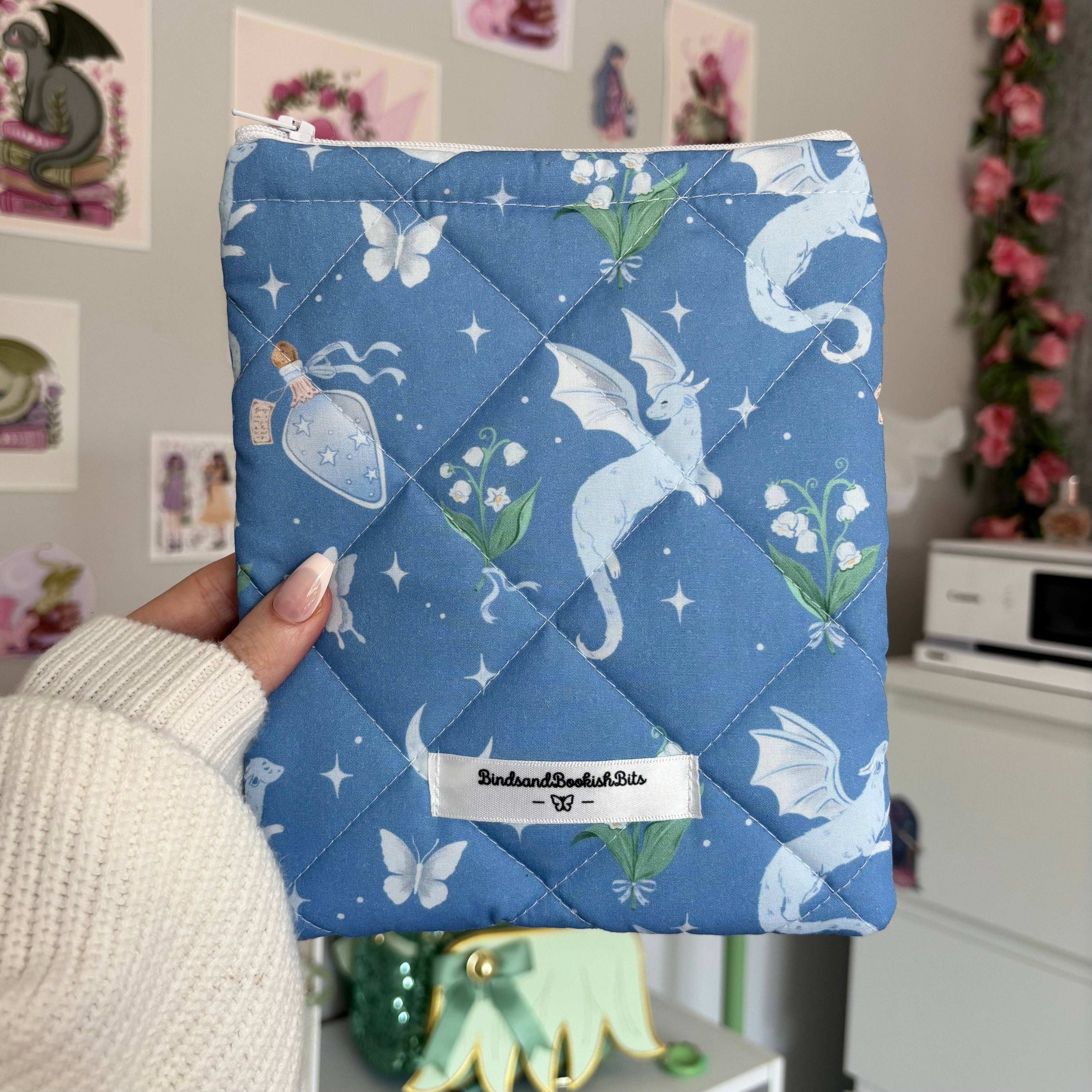 PREORDER • Moon Flower Dragons E-Reader Sleeve • October ETA