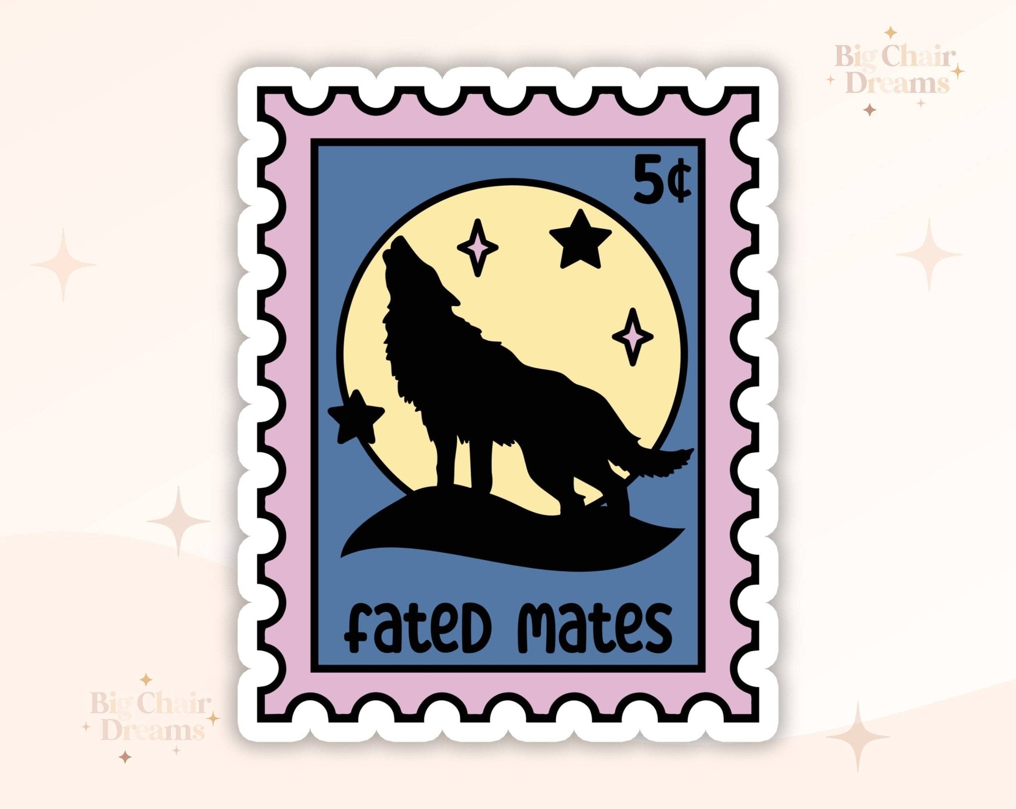 Fated Mates Stamp Sticker - Monster Stuff Store