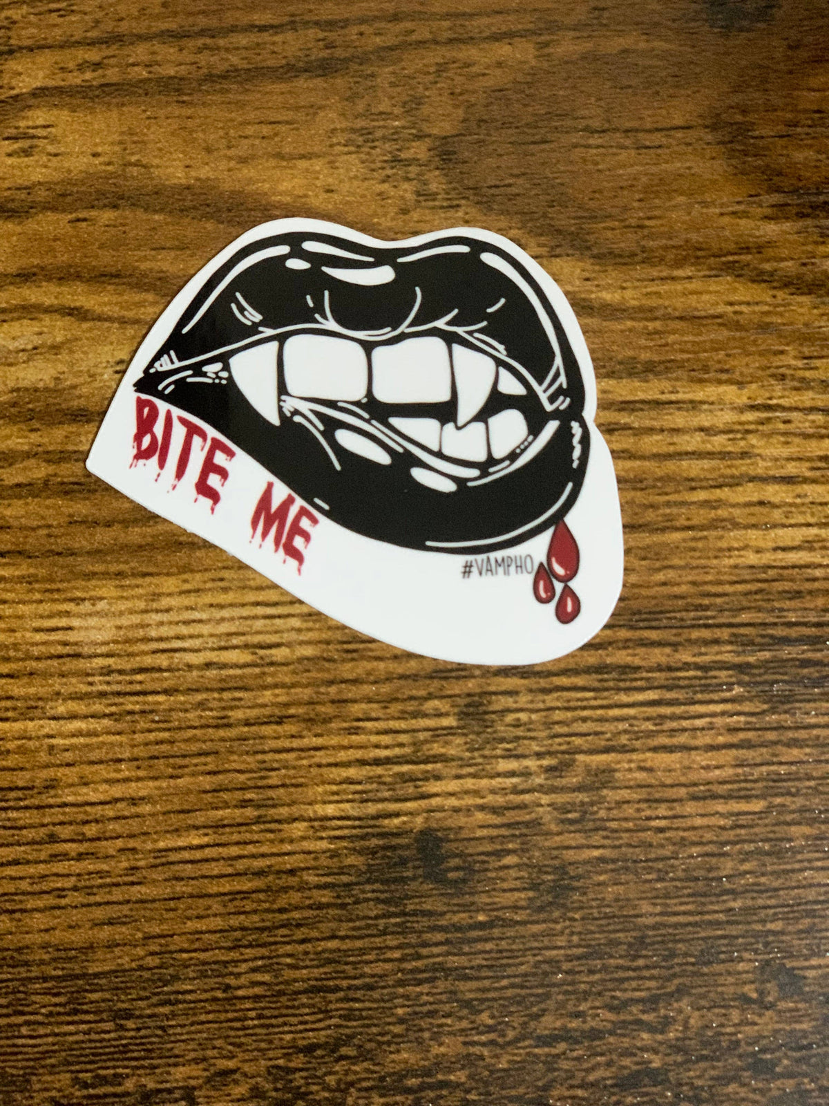 Dark Bite Me Sticker • Vampire Lover Stickers