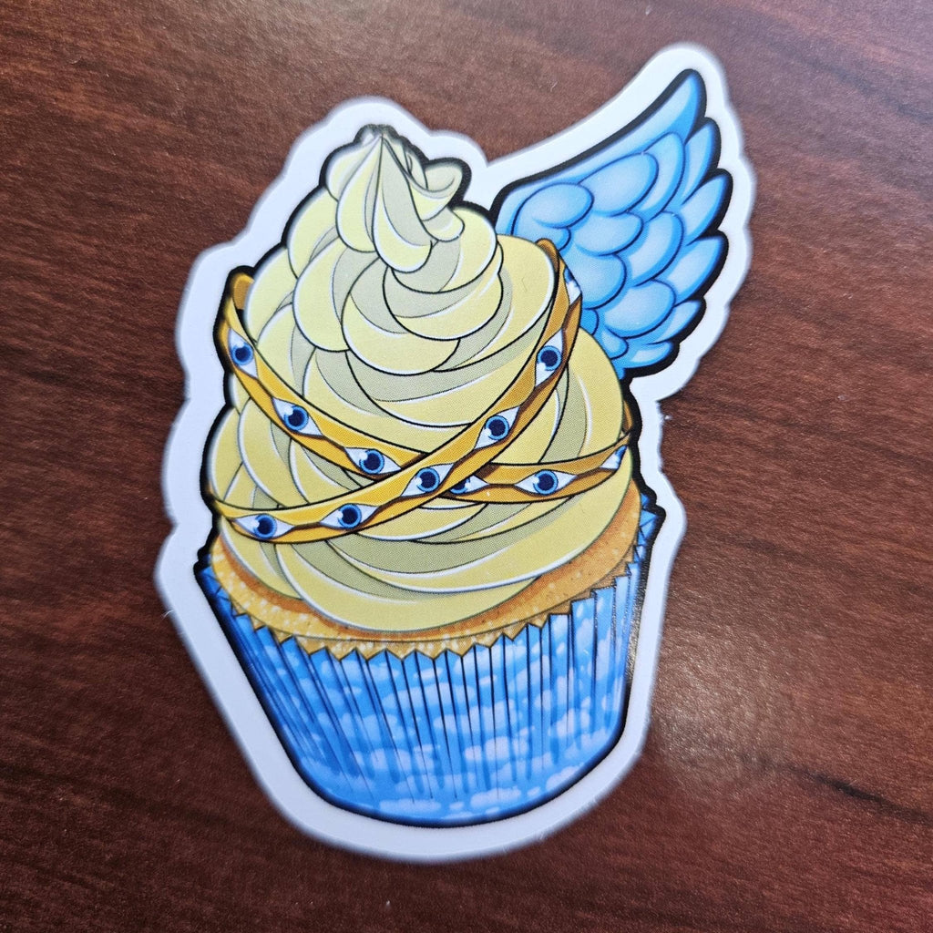 I Love Monsters Cupcake Sticker Vinyl Decals - Multiple Designs - 2.5" - Monster Stuff Store
