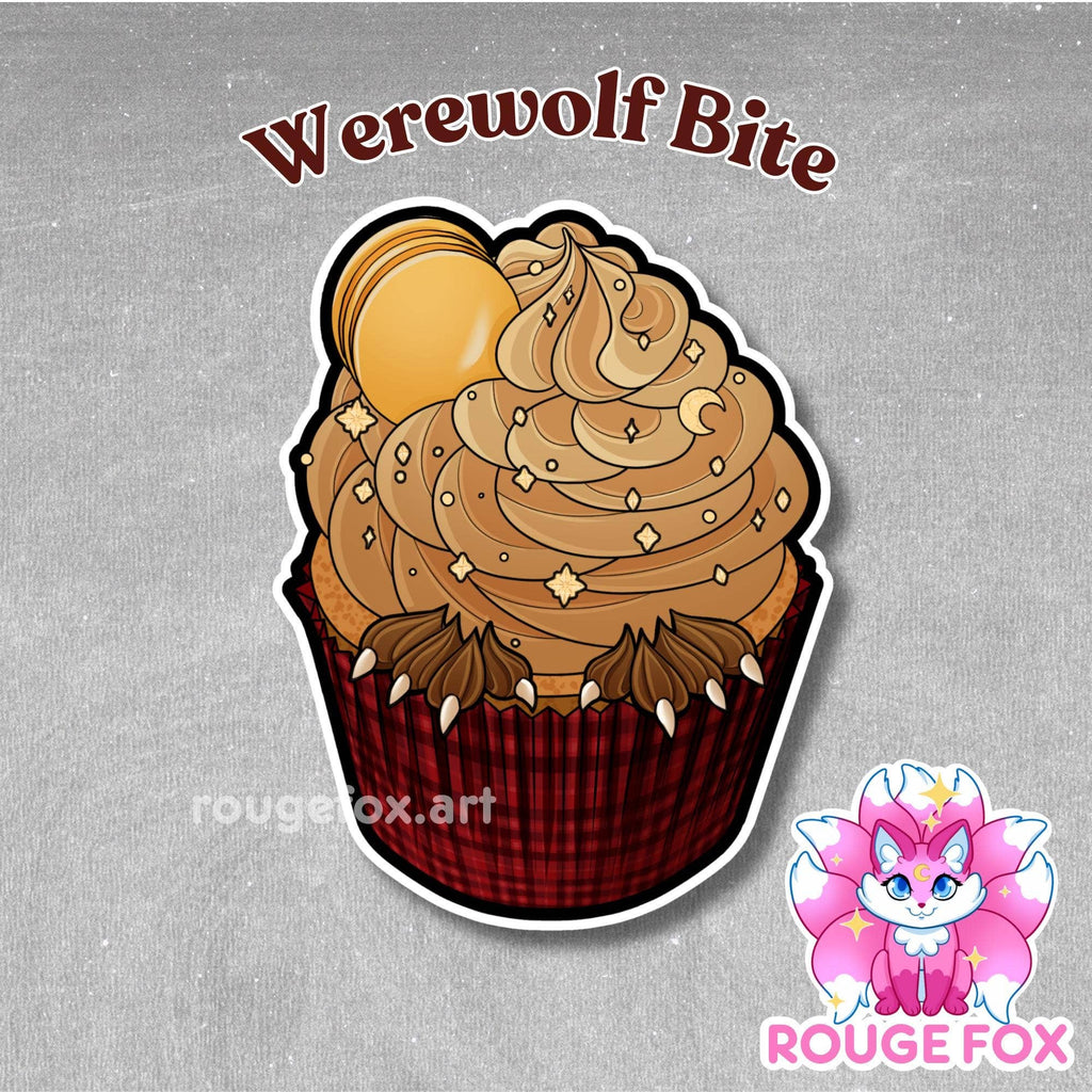 I Love Monsters Cupcake Sticker Vinyl Decals - Multiple Designs - 2.5" - Monster Stuff Store