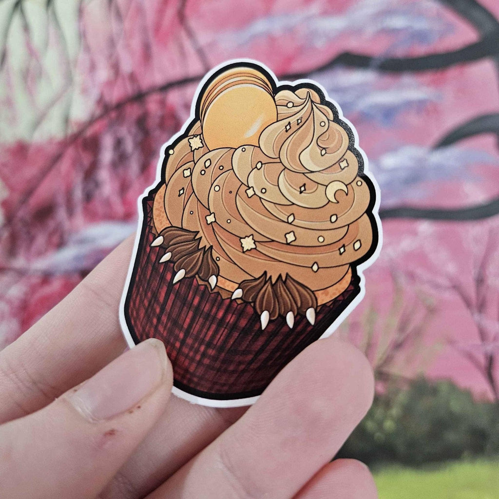 I Love Monsters Cupcake Sticker Vinyl Decals - Multiple Designs - 2.5" - Monster Stuff Store