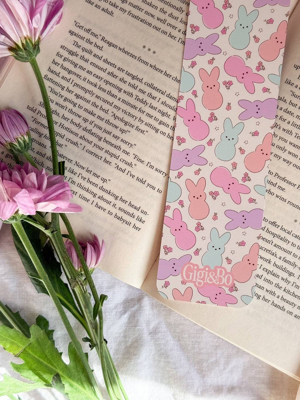 Marshmallow Bunnies Bookmark - Monster Stuff Store