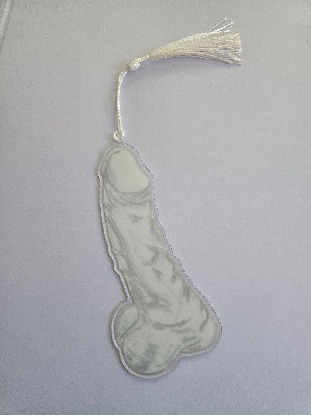 Monster Peen Bookmarks by The Morally Greigerie • Acrylic Bookmarks with White "Cūm" Tassels • Yeti, Leshy, and Vampire Options - Monster Stuff Store