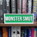 Monster Smut Street Sign in LAVENDER | Bookshelf Decor - Monster Stuff Store