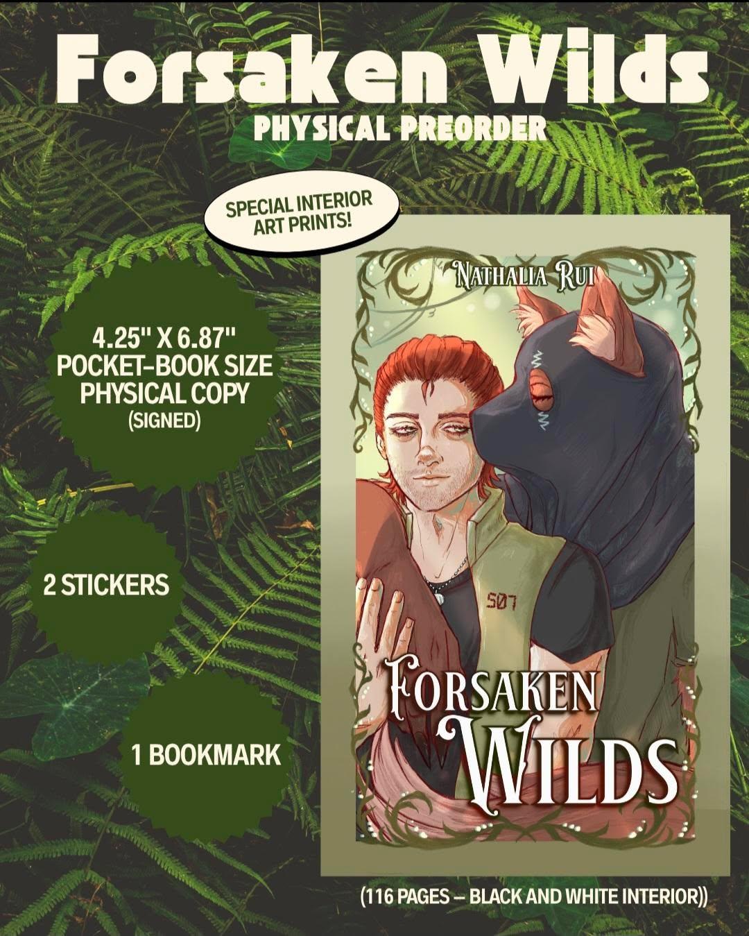 PREORDER • Forsaken Wilds • by Nathalia Rui • Pocket Paperback, Signed + Swag - Monster Stuff Store