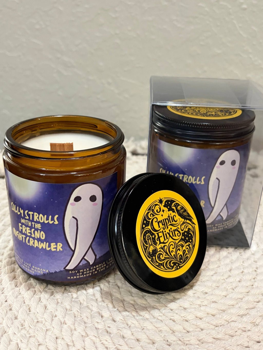PREORDER • Fresno Nightcrawler • Banana Split Scented Candle - Monster Stuff Store