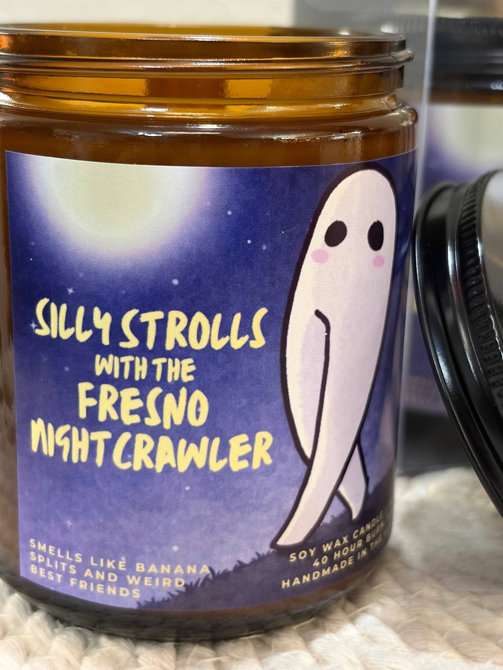 PREORDER • Fresno Nightcrawler • Banana Split Scented Candle - Monster Stuff Store