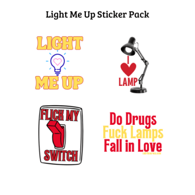 PREORDER Light Me Up by Sabrina Cross • Signed Paperback Bundle w/ Stickers and NSFW Art - Monster Stuff Store