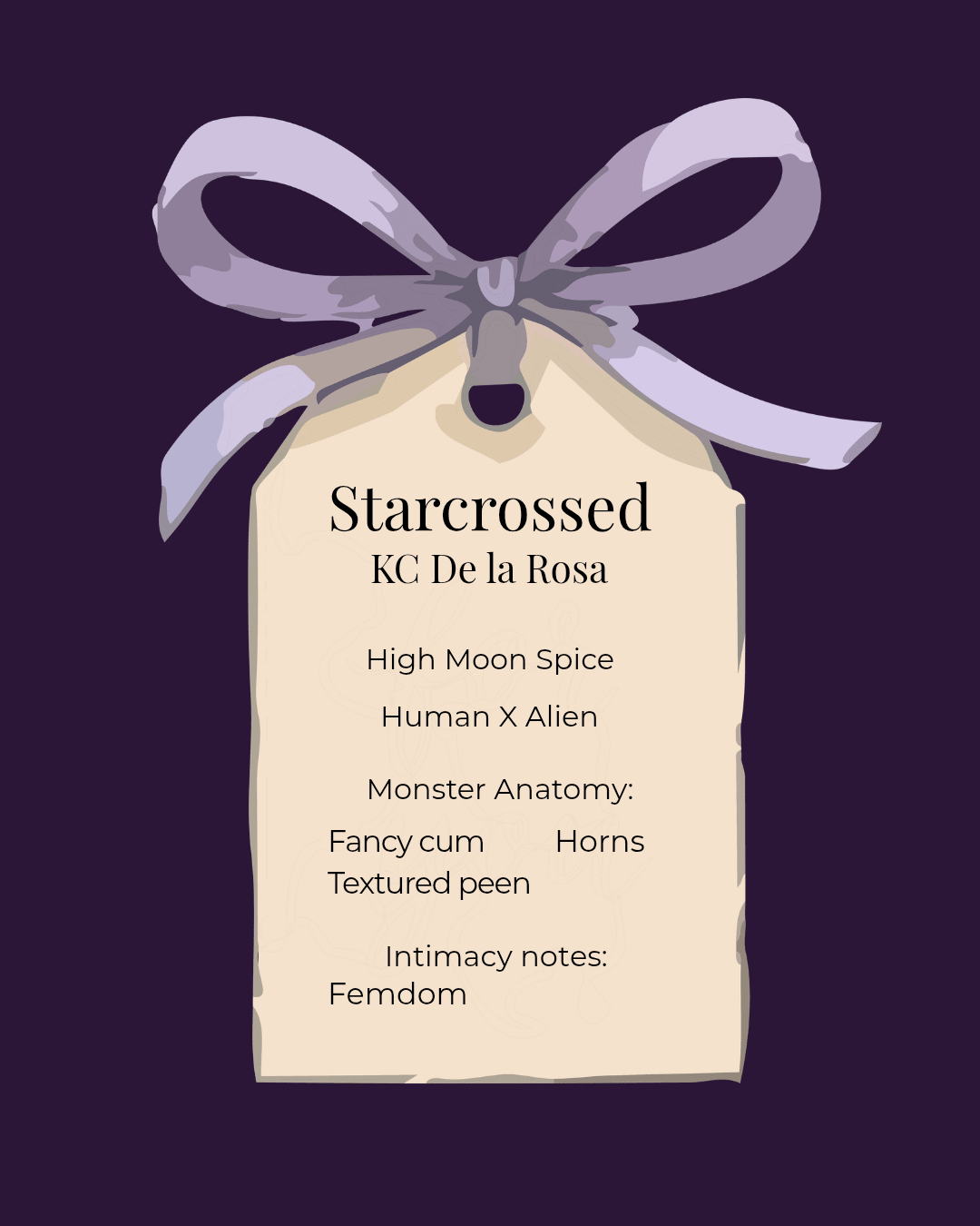 PREORDER Starcrossed by KC De la Rosa - Signed Edition Paperback - Monster Stuff Store