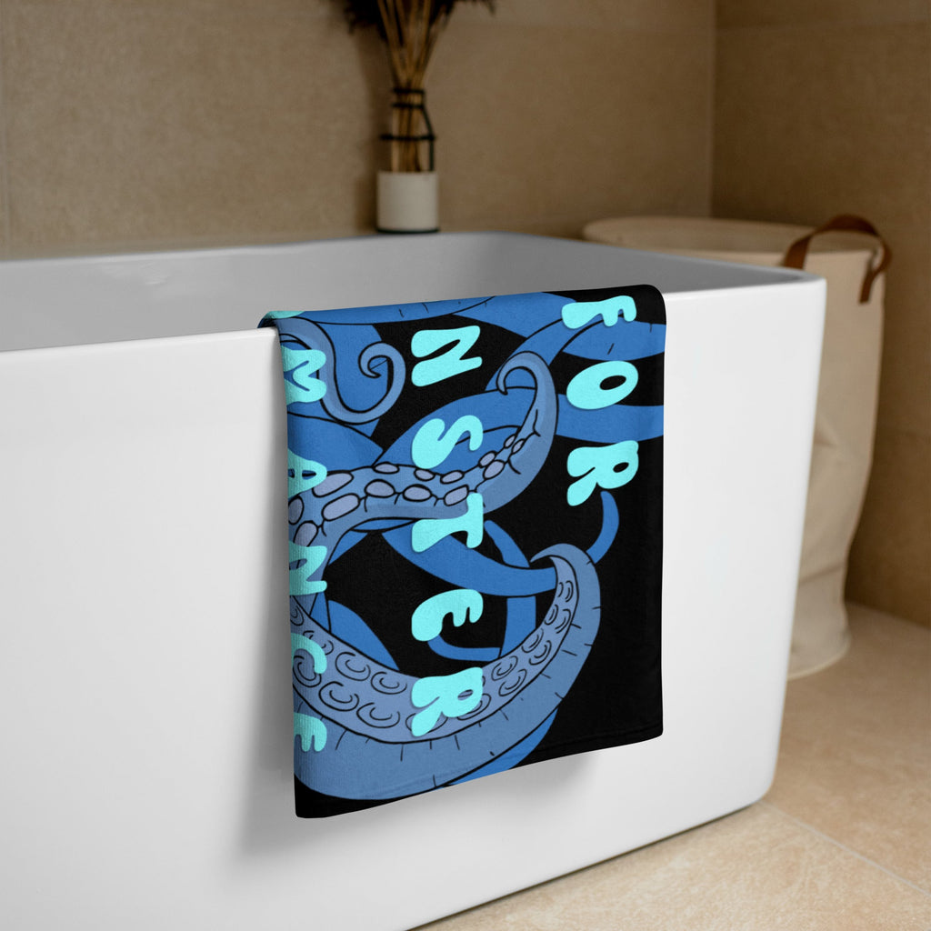 PREORDER Sucker for Monster Romance Beach Towel 36x72" - Monster Stuff Store