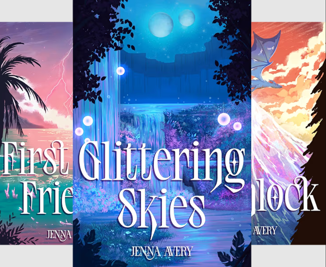 PREORDER • The Skies of Avalon Series • by Jenna Avery • Glittering Skies • Signed Paperbacks with SWAG! - Monster Stuff Store