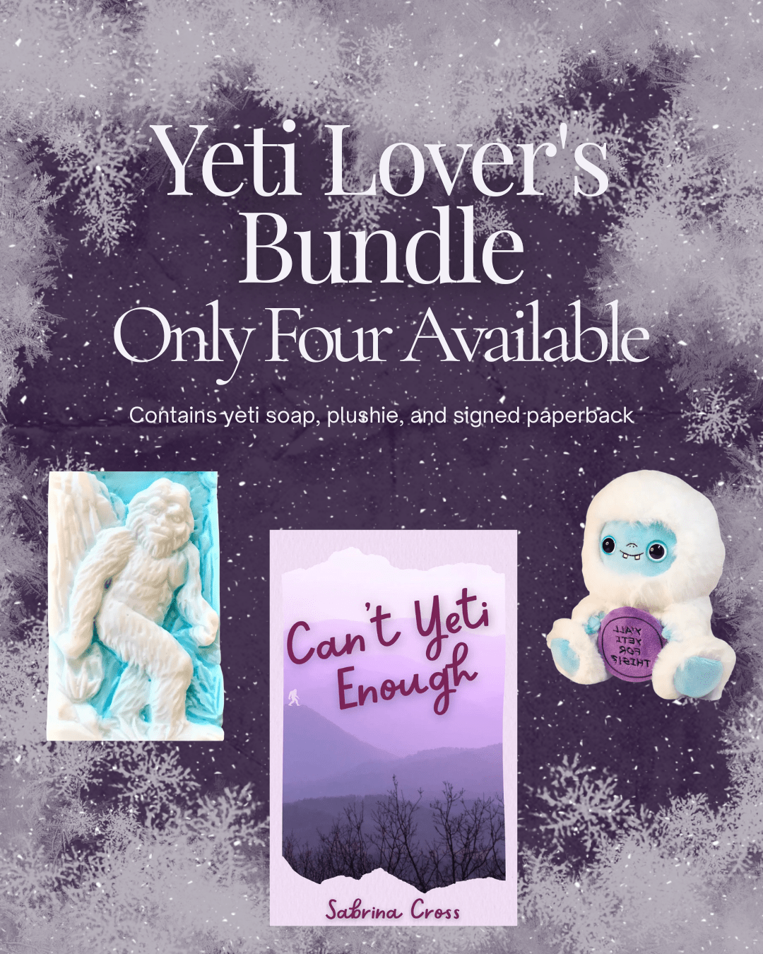PREORDER Yeti Lover's Bundle: Soap, Plushie, and Signed Book - Monster Stuff Store
