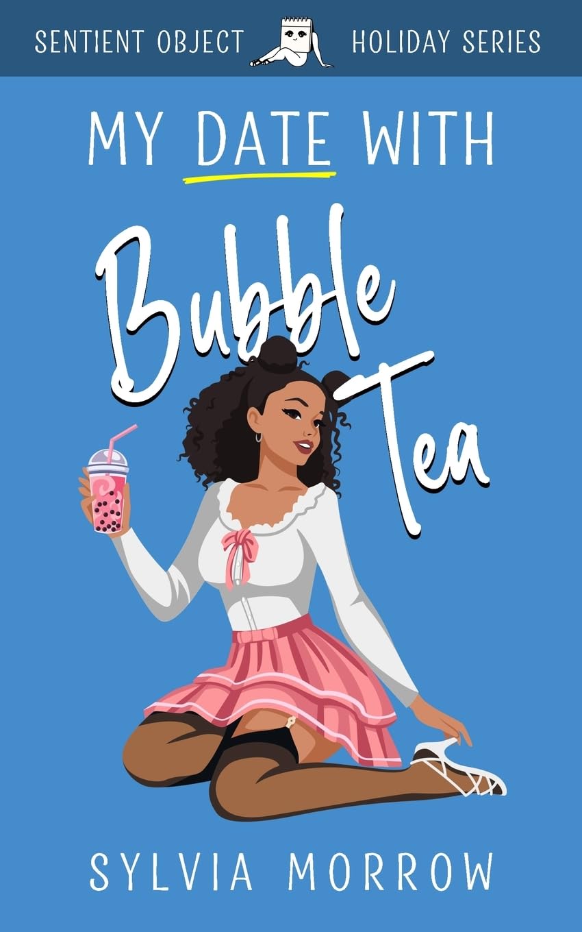 READY TO SHIP • My Date with Bubble Tea • by Sylvia Morrow • Paperback - Monster Stuff Store