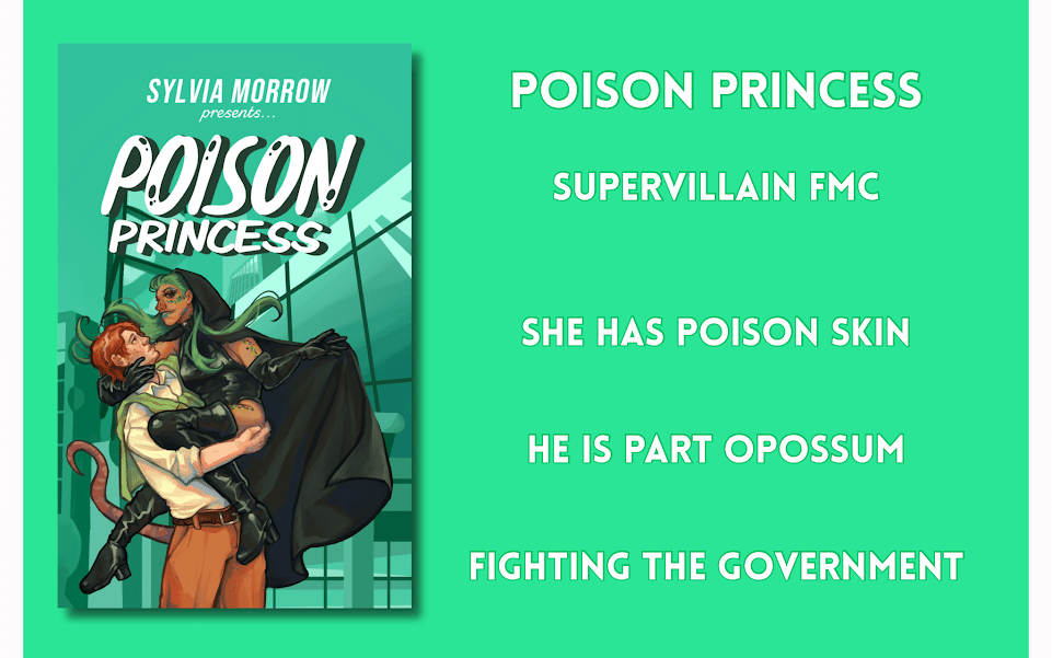 READY TO SHIP • Poison Princess • The Mashieverse Series • by Sylvia Morrow • Signed Paperbacks w/ Swag - Monster Stuff Store