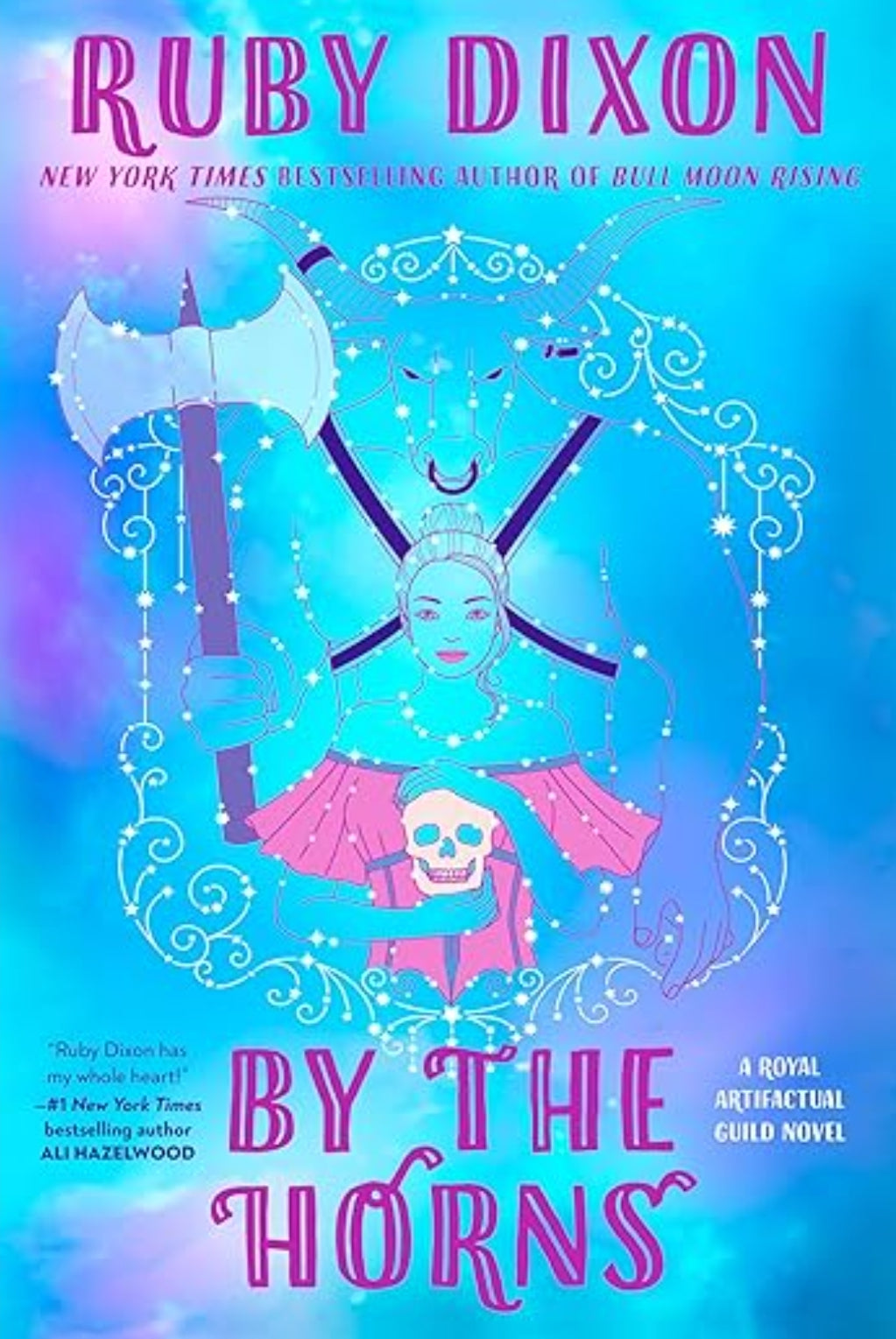 Royal Artifactual Guild Series • Bull Moon Rising (Book 1) • By the Horns (Book 2) • by Ruby Dixon • Sprayed Edge Hardcovers or Regular Paperbacks