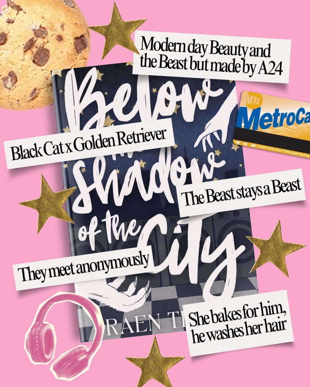 PREORDER Below the Shadow of the City • A Beauty and the Beast retelling by Raen Tetra • Signed Bookplate + Knot Bookmark Option