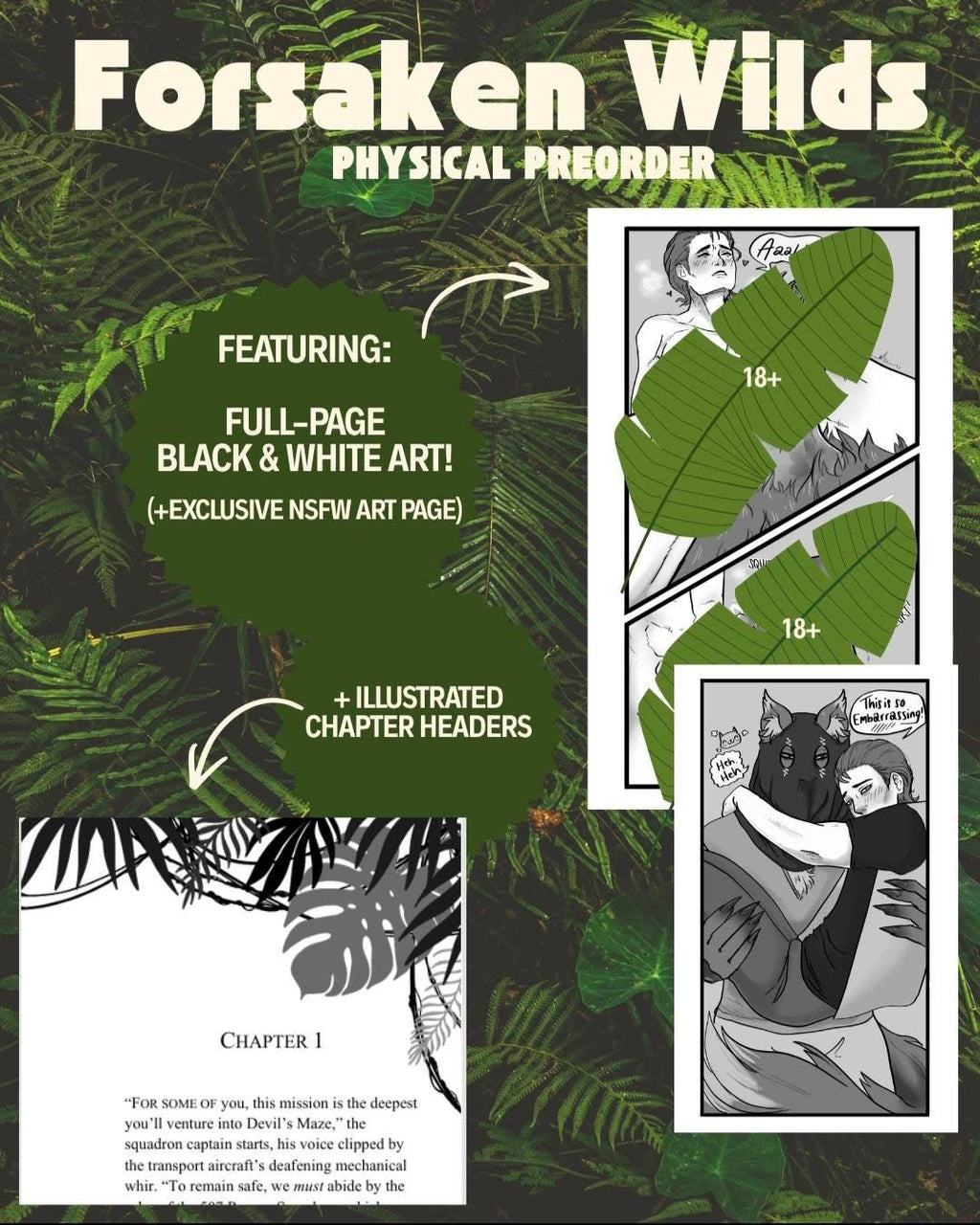 PREORDER • Forsaken Wilds • by Nathalia Rui • Pocket Paperback, Signed + Swag