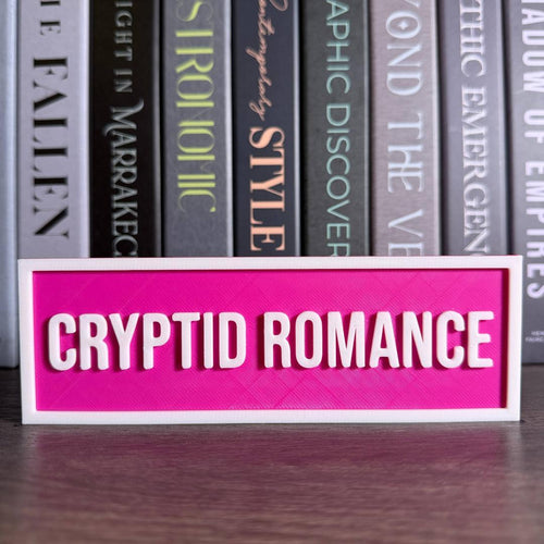 Bookshelf Signs • Monster Smut • To Be Read • Multiple Phrases and Colors