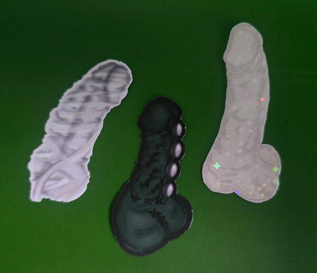 STICKERS Monster Marks Collection • NSFW Bookmarks • Exclusive Collection by Morally Greigerie x Monster Stuff Library