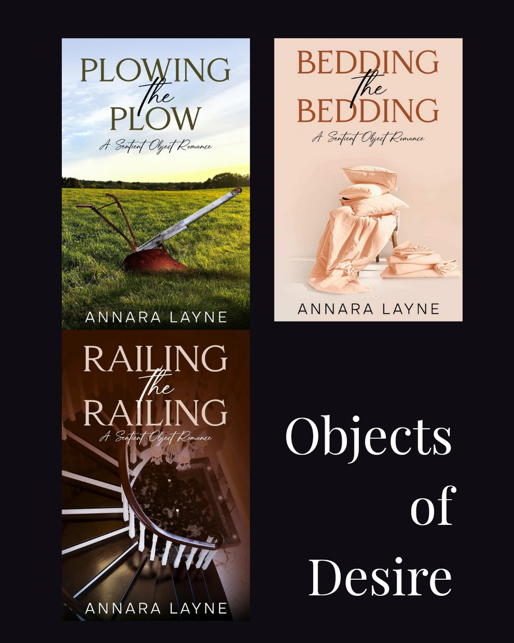 Objects of Desire Series • SIGNED Paperbacks • by Annara Layne