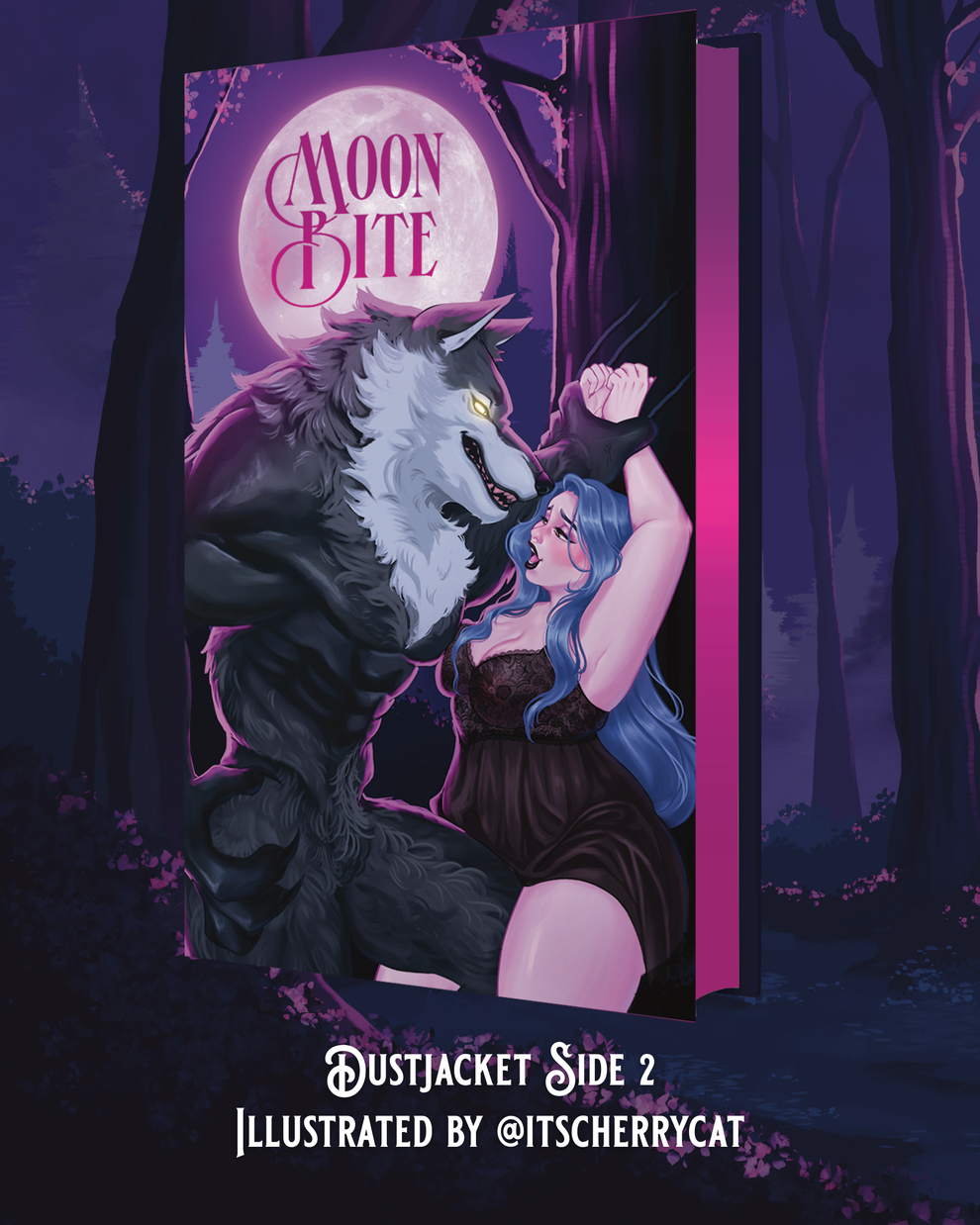 PREORDER Clio Evans • Moon Bite • Special Edition Hardcover w/ Pink Foil Edges + Cover Text