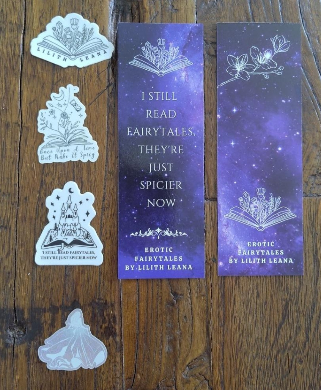 PREORDER Grim Lovers 1-5: An Erotic Fairytale Mega Collection • Paperback w/ Signed Book Plate • Bookmark and Sticker Add-ons • by Lilith Leana