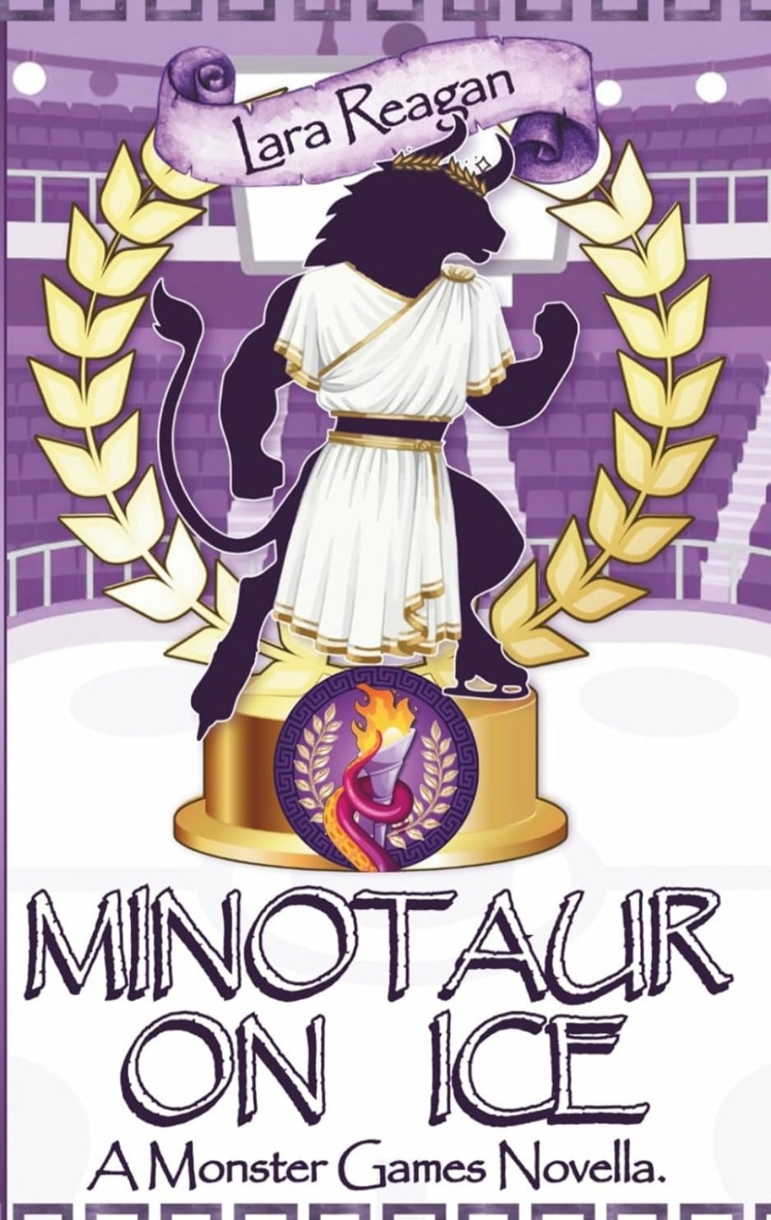 PREORDER Minotaur on Ice • by Lara Reagan • Signed Paperbacks w/ Art Prints and Sticker Add-Ons