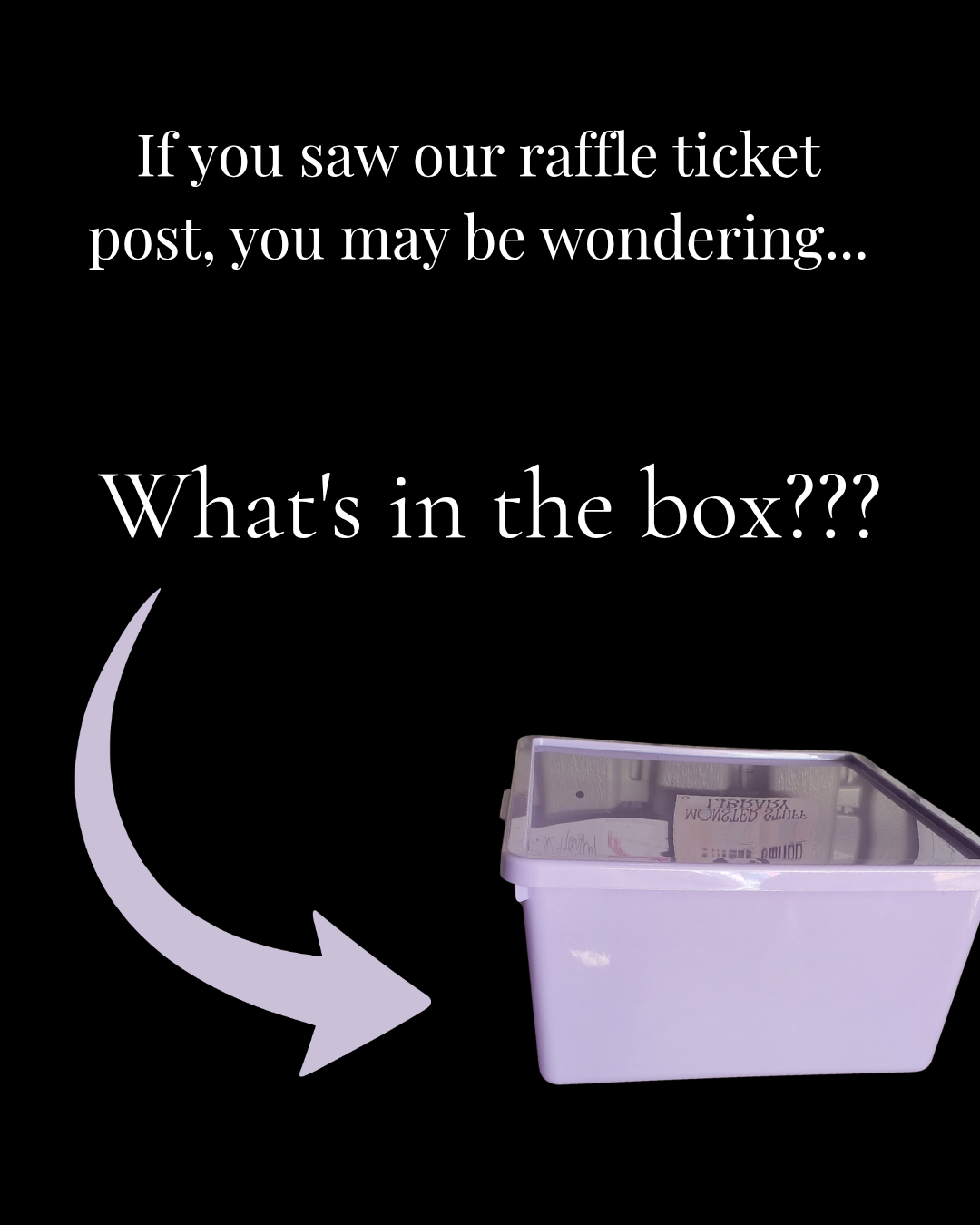Raffle for Tragedy Recovery- to benefit The Crafty Bookstore