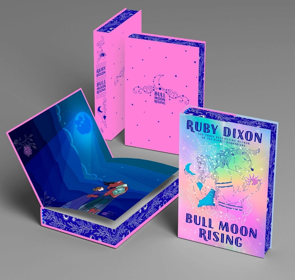 Royal Artifactual Guild Series • Bull Moon Rising (Book 1) • By the Horns (Book 2) • by Ruby Dixon • Sprayed Edge Hardcovers or Regular Paperbacks
